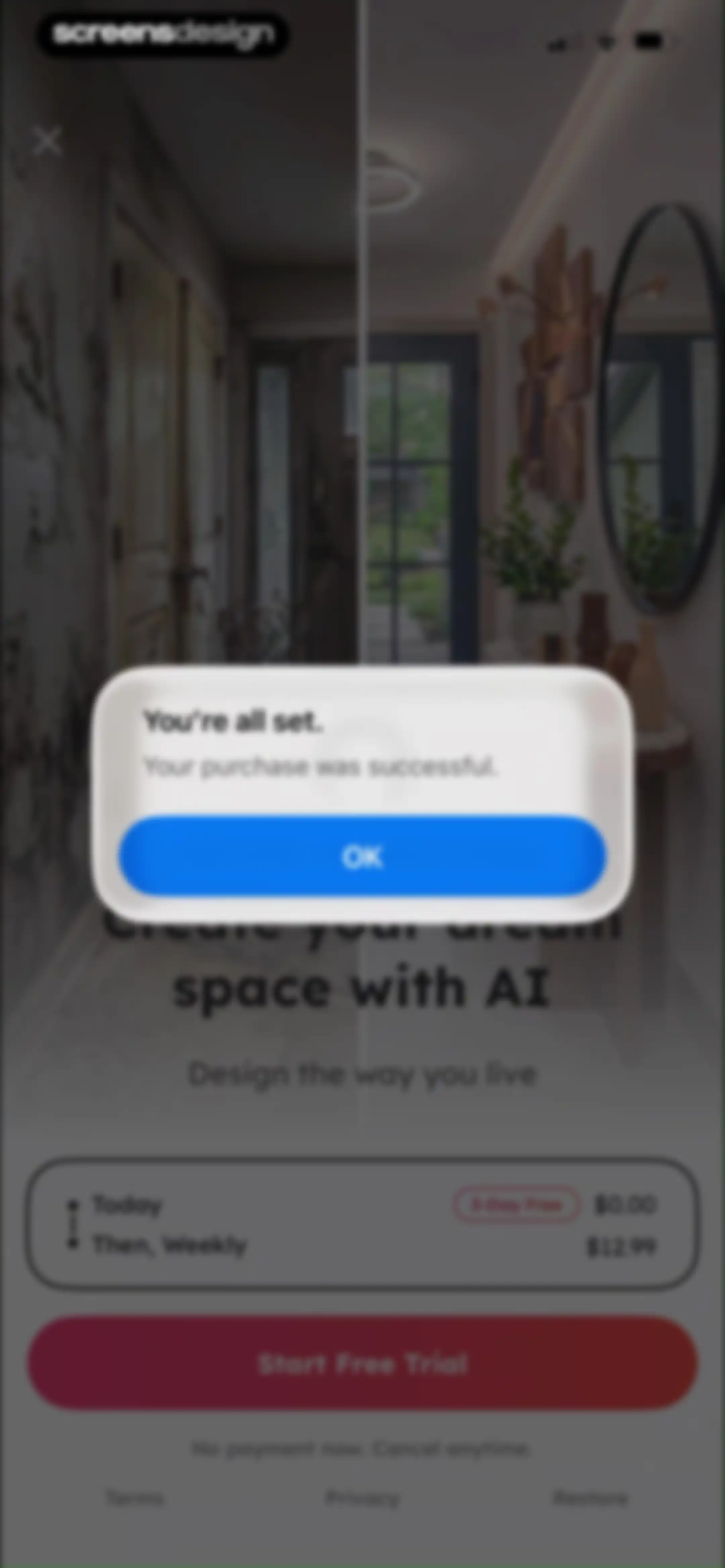House AI: AI Room Design, Home screen 10