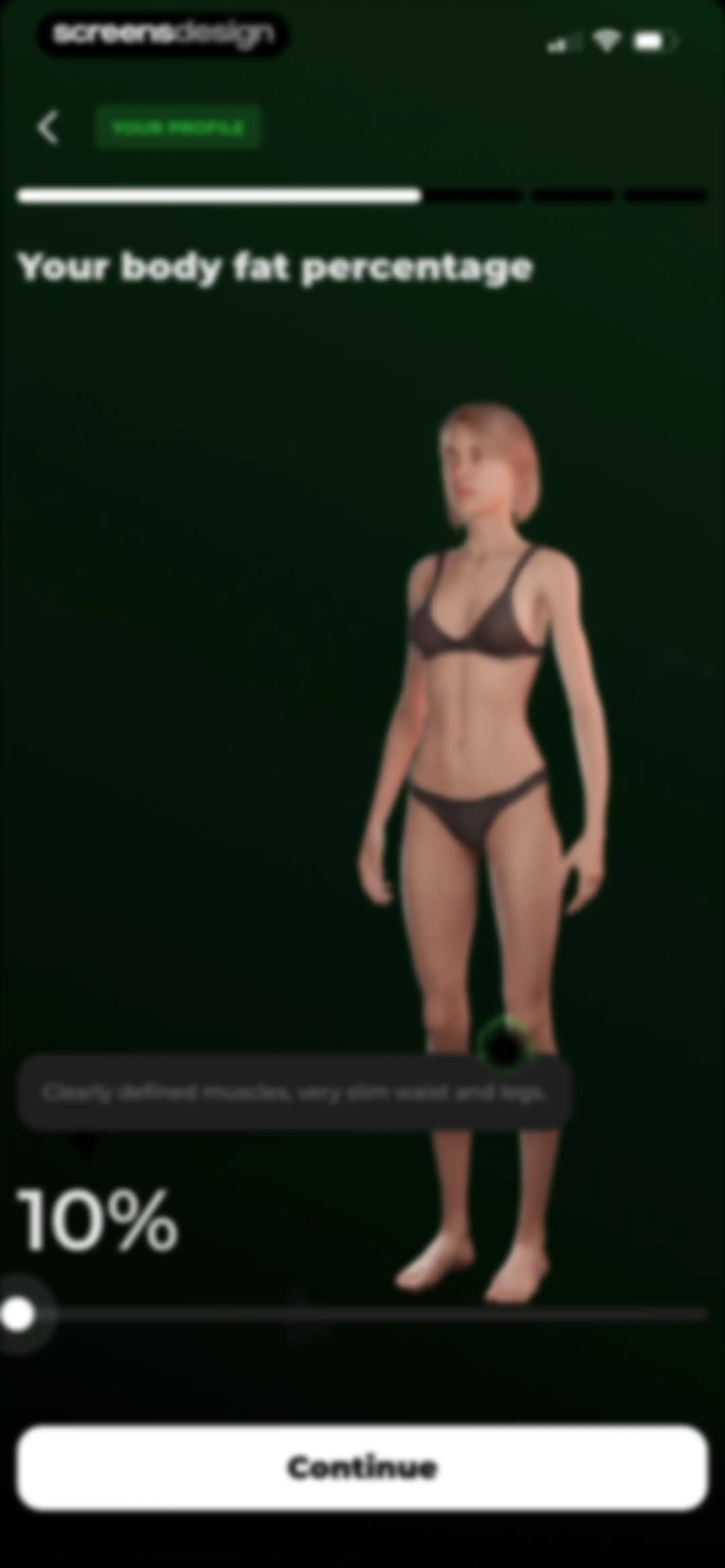 MCI - Personal Training AI screen 13
