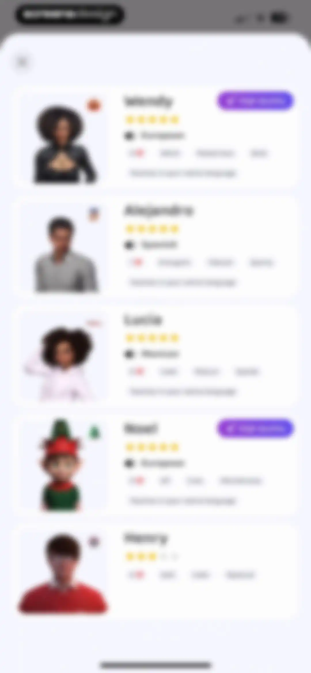 Praktika – AI Language Tutor screen 91
