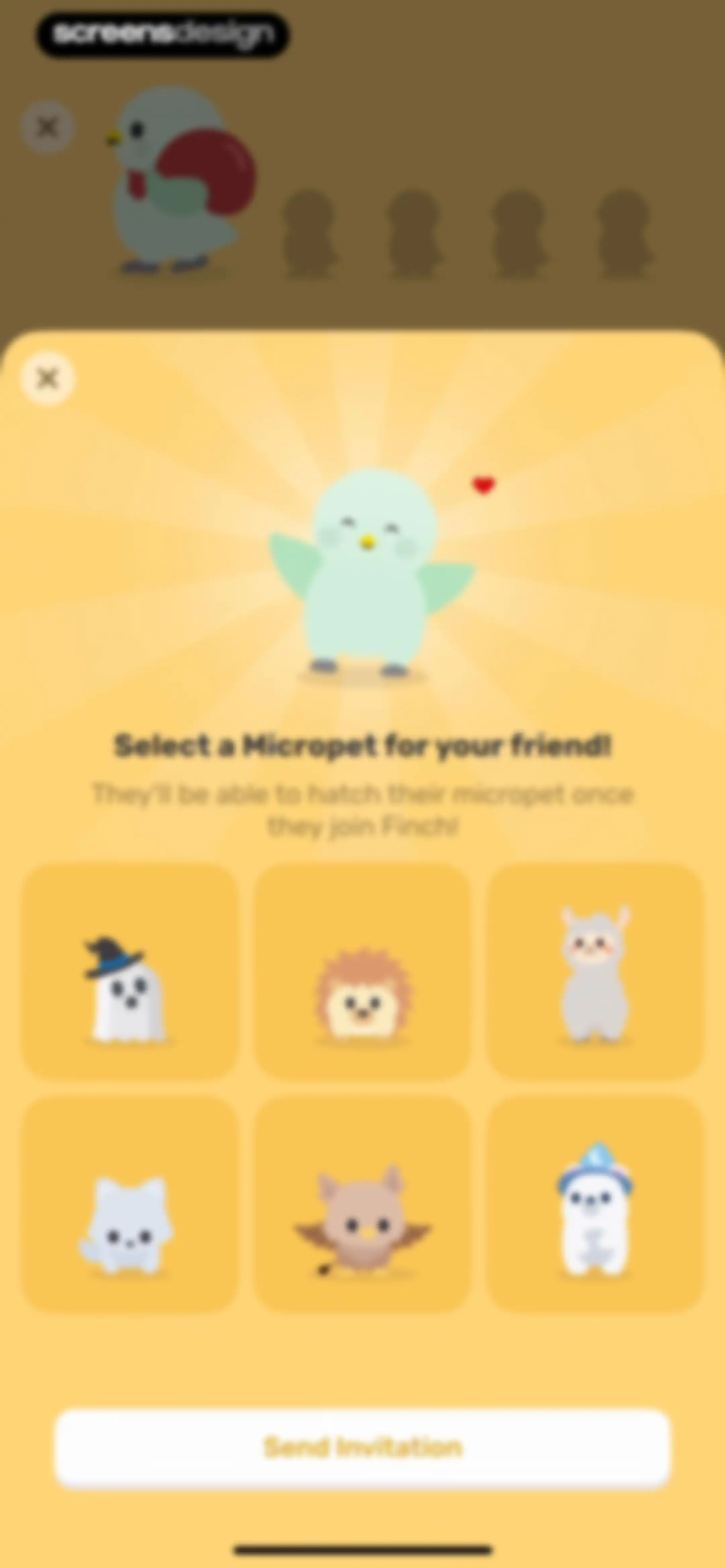 Finch: Self-Care Pet screen 132