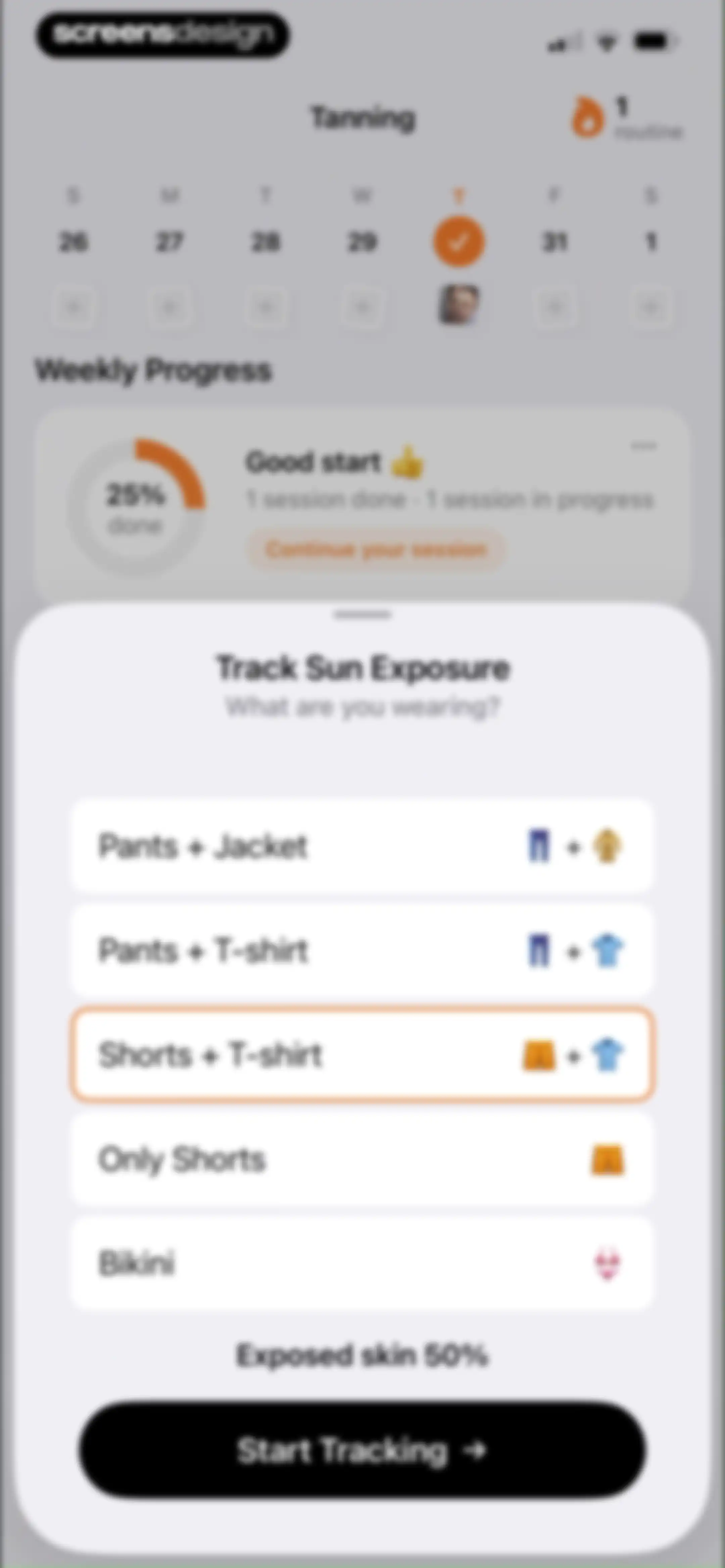 SunSafe: UV Index & Tanning screen 50