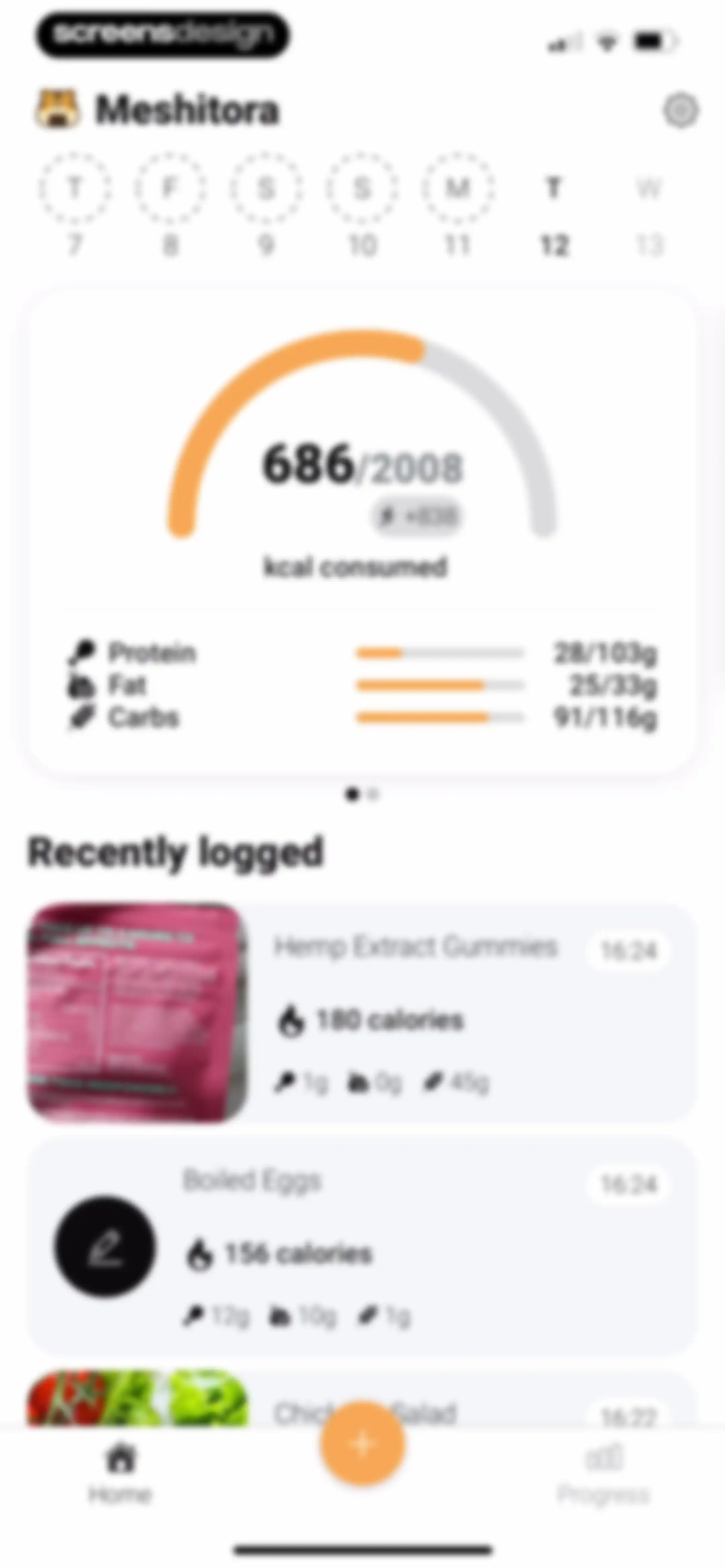 Meshitora: Track My Calories screen 66