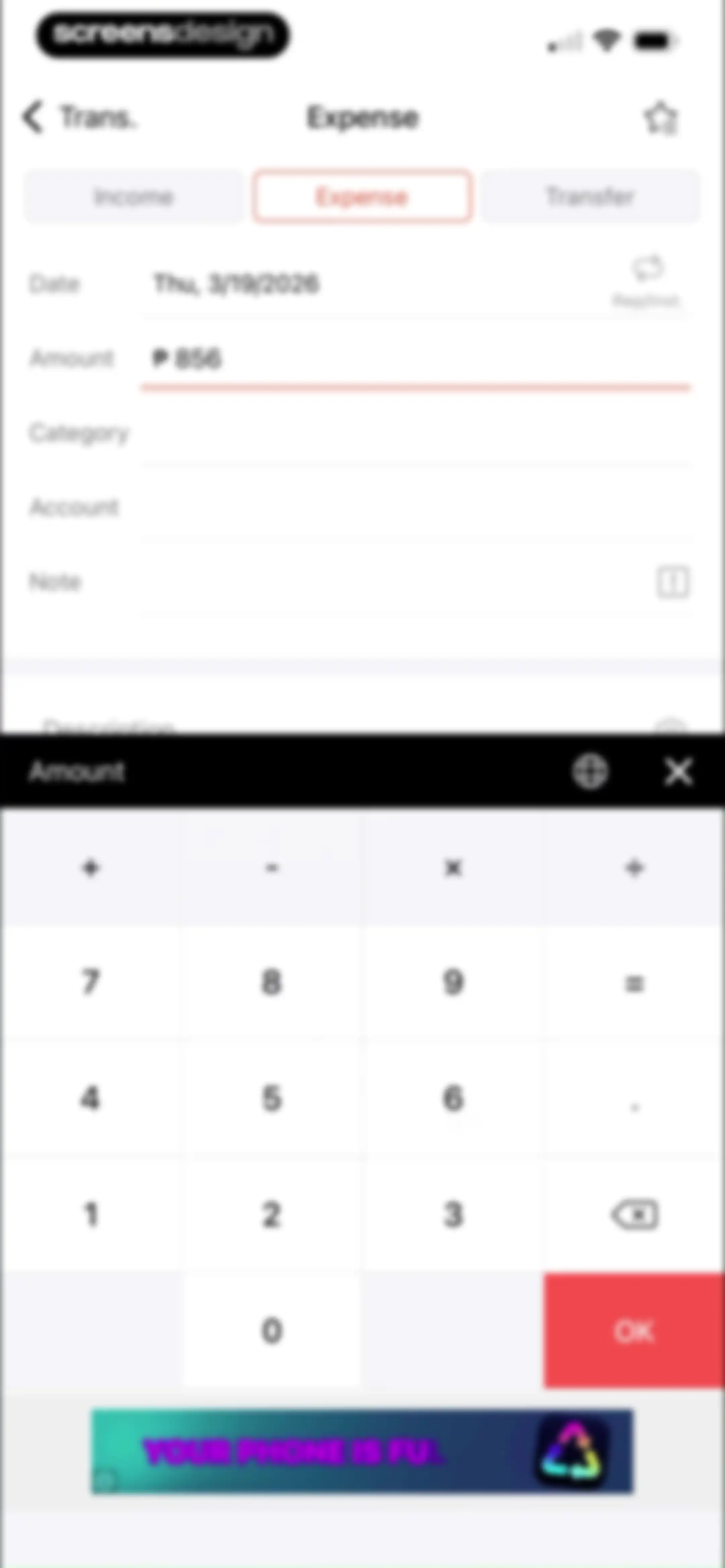 Money Manager Expense & Budget screen 8