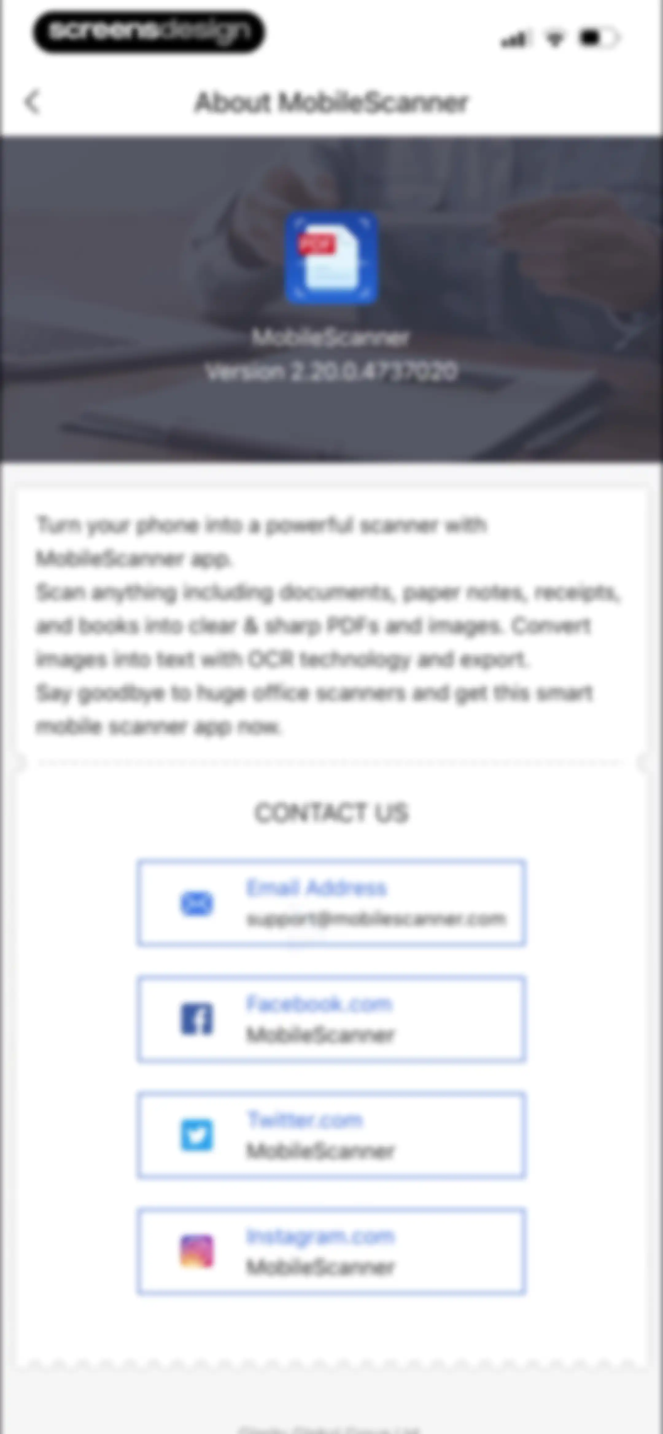 Mobile Scanner App - Scan PDF screen 75