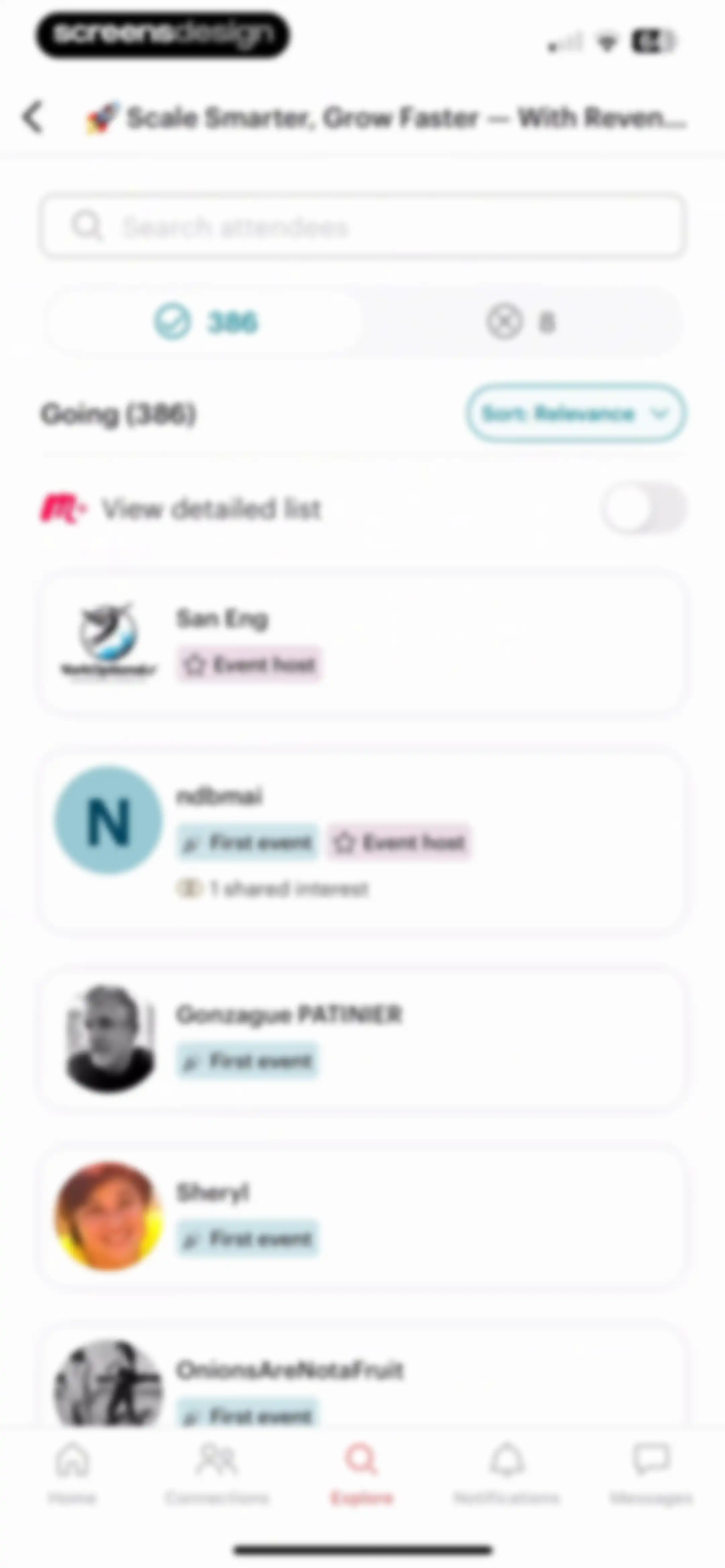 Meetup: Social Events & Groups screen 29