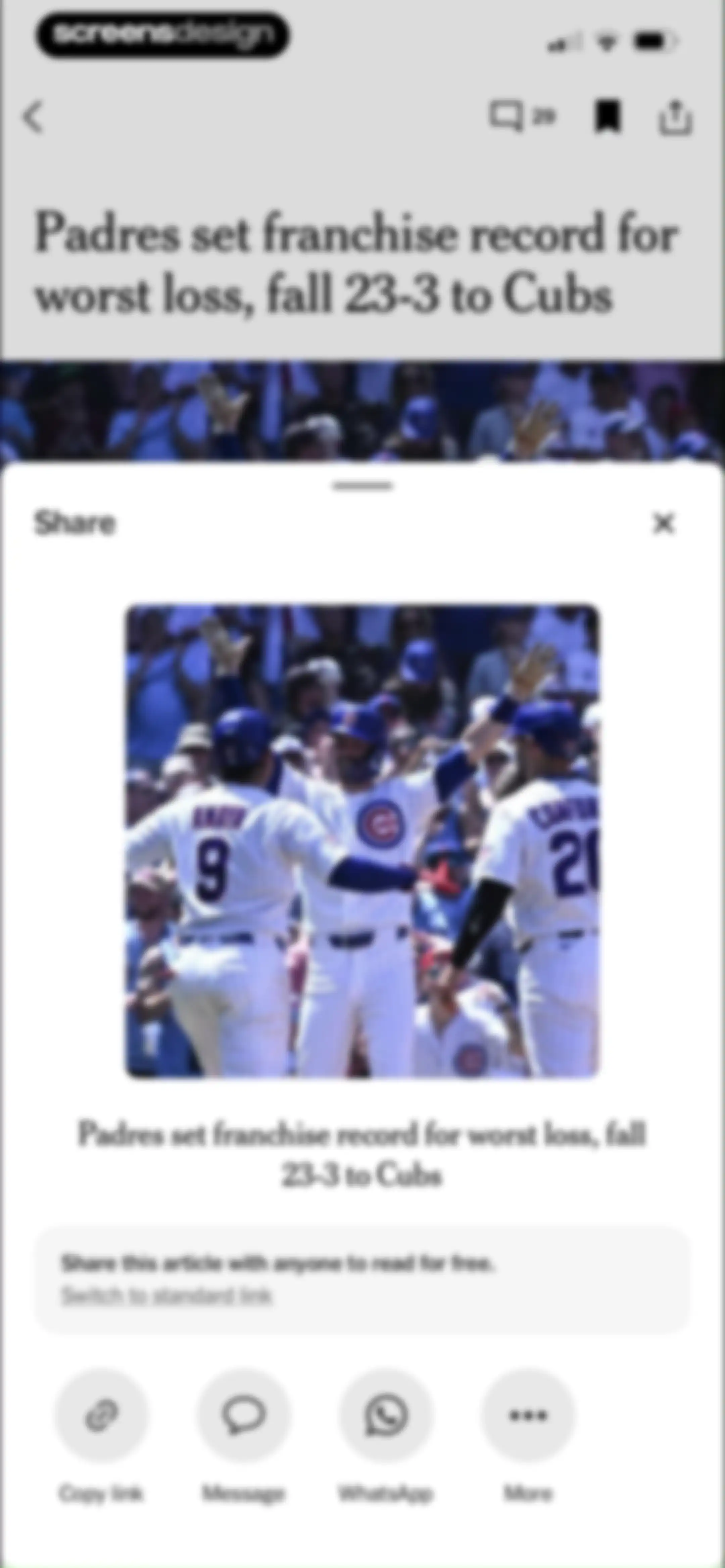 The Athletic: All Sports News screen 32