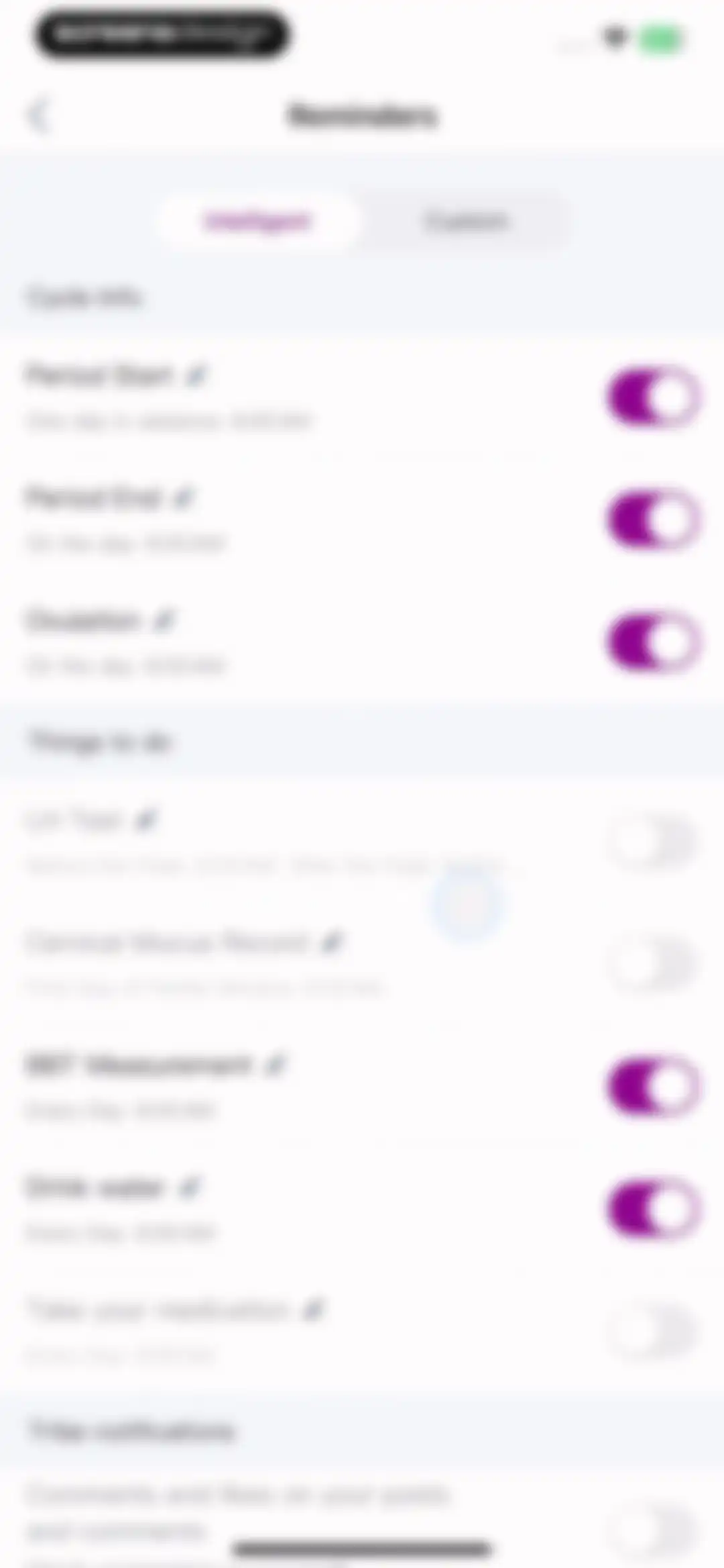 Femometer Fertility Tracker screen 51
