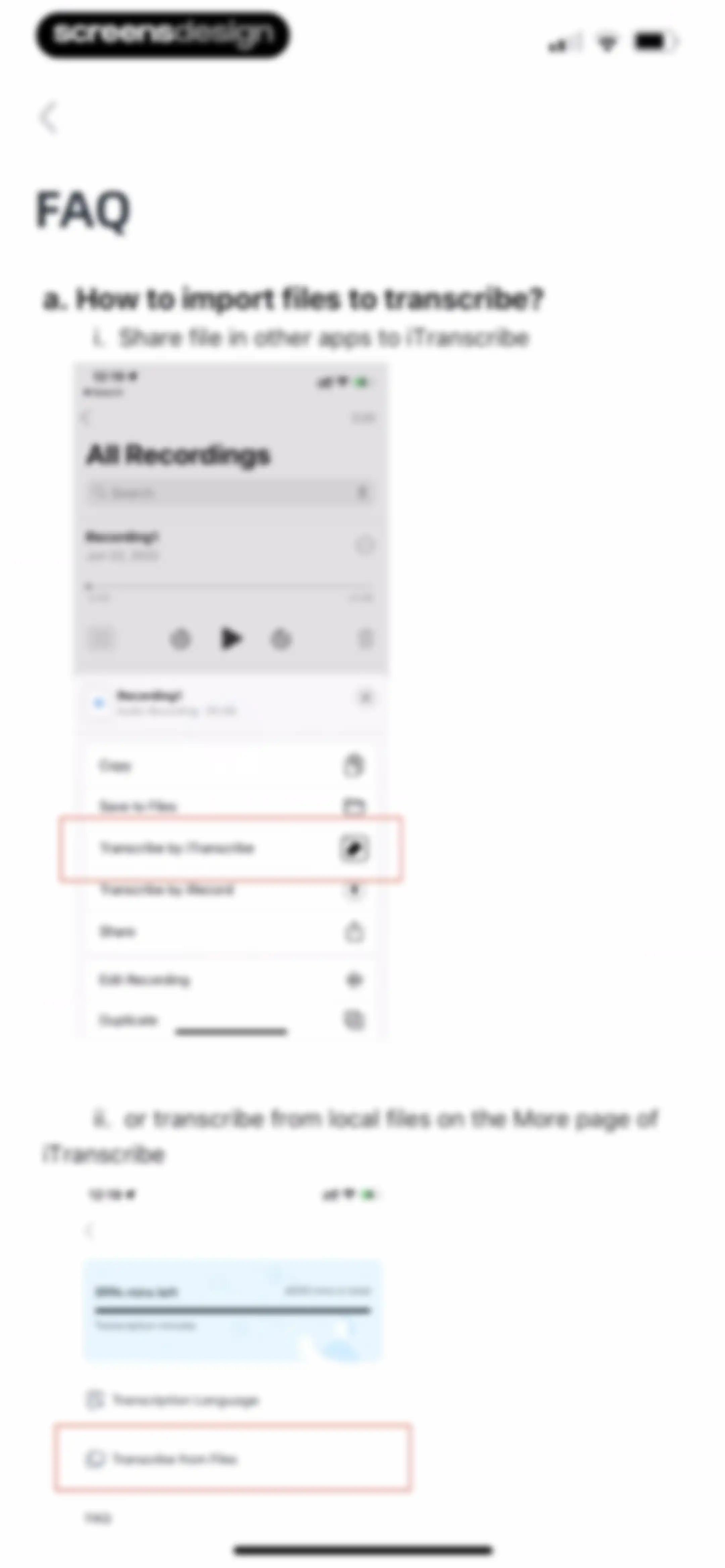 iTranscribe - Audio to Text screen 75
