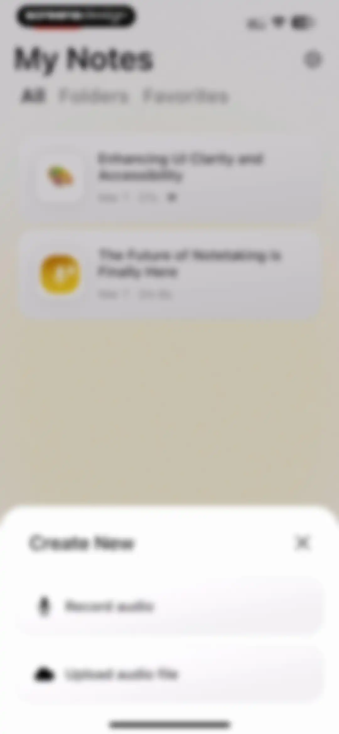 Noteflow: AI Notes Taking screen 57