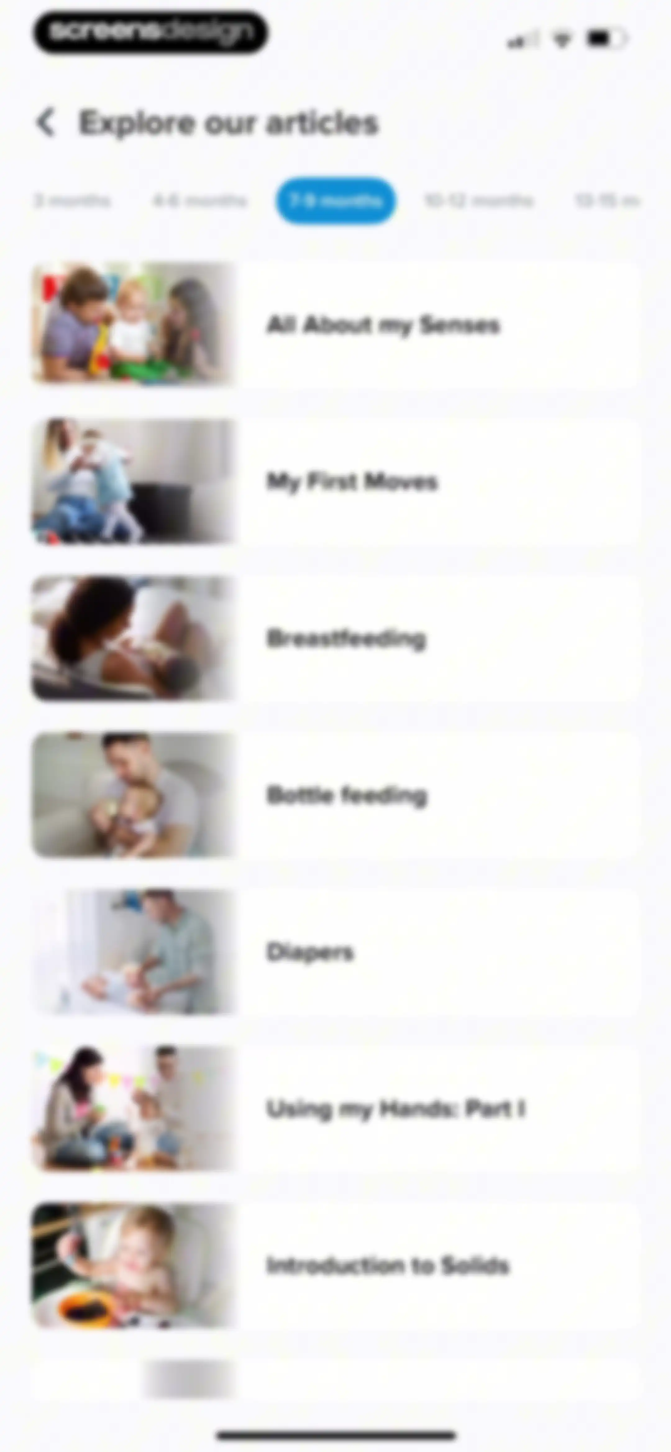 Kinedu: Baby Development screen 129
