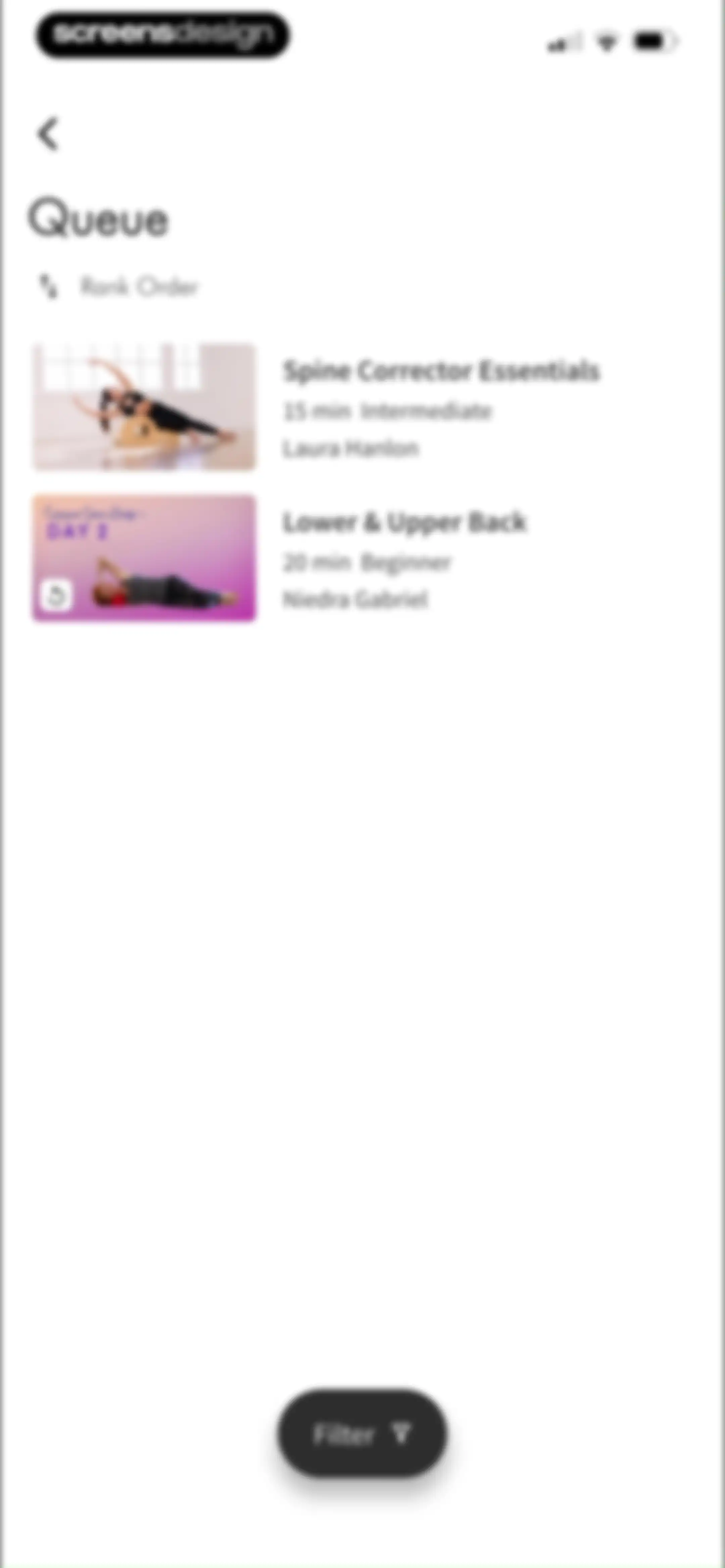Pilates Anytime | Workouts screen 59