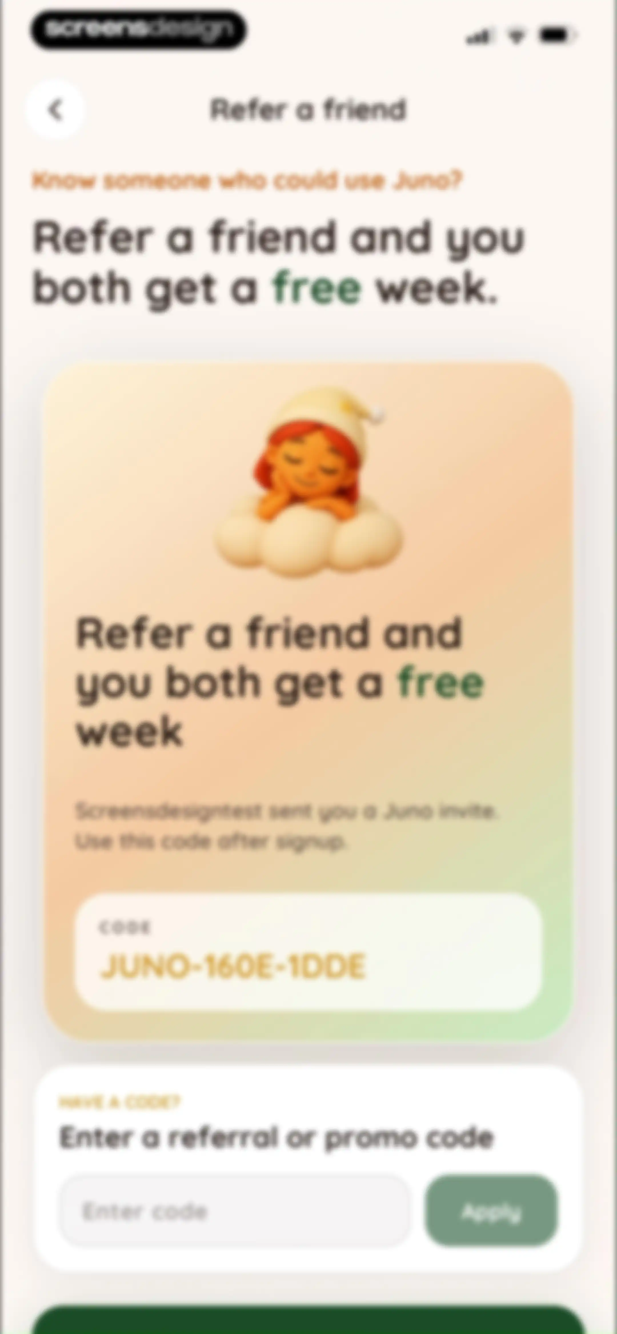 Juno: Chronic Illness Support screen 151