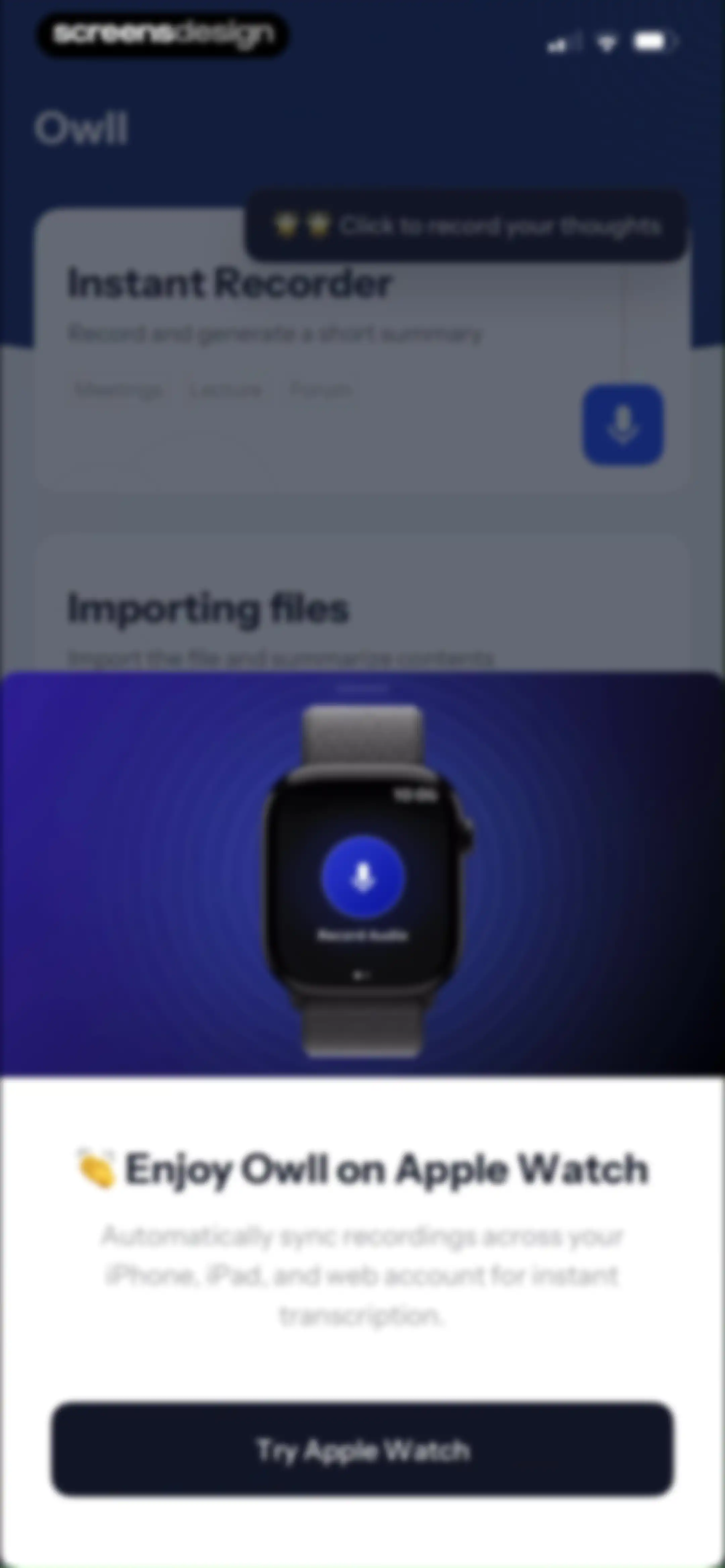 Owll:AI Note Taker & Assistant screen 18
