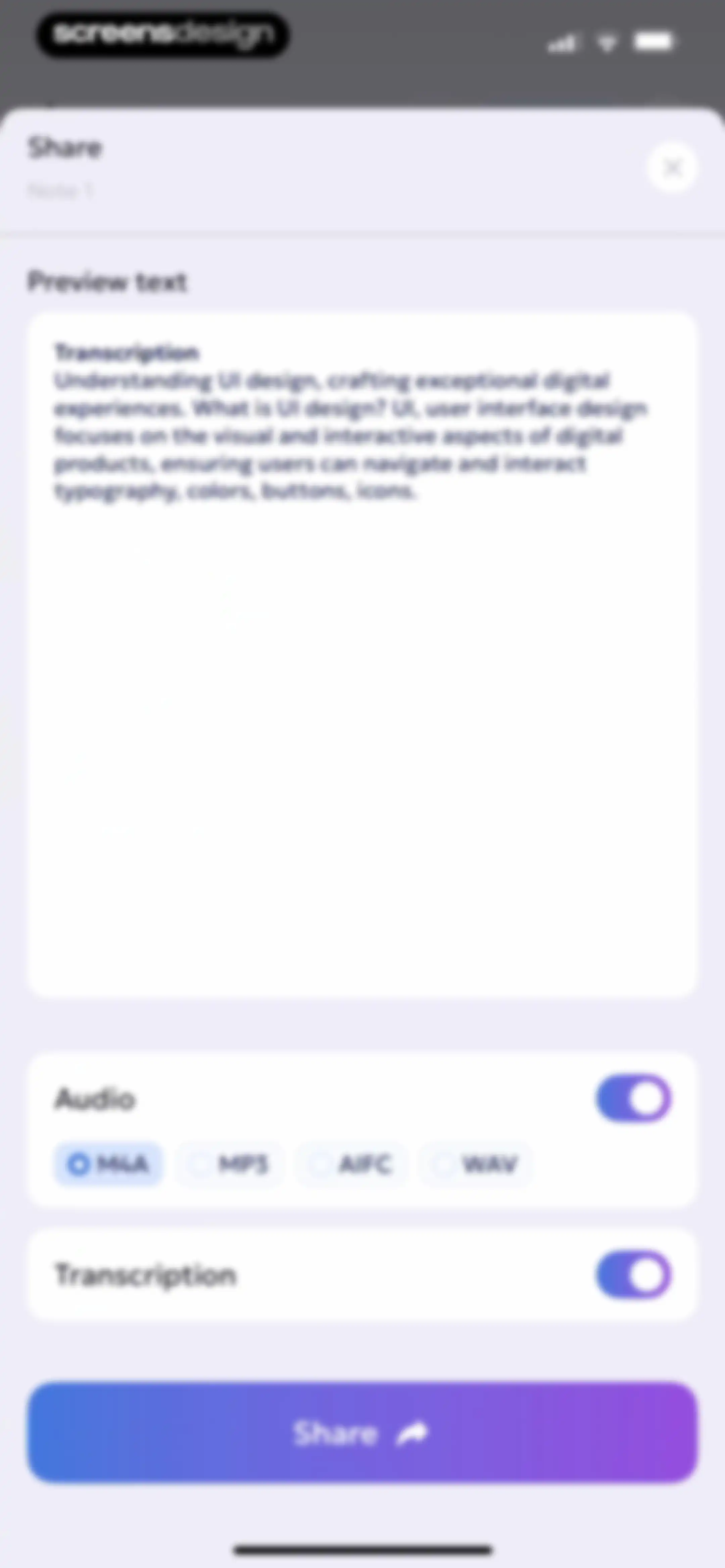 AI Summary - Meeting Notes screen 36