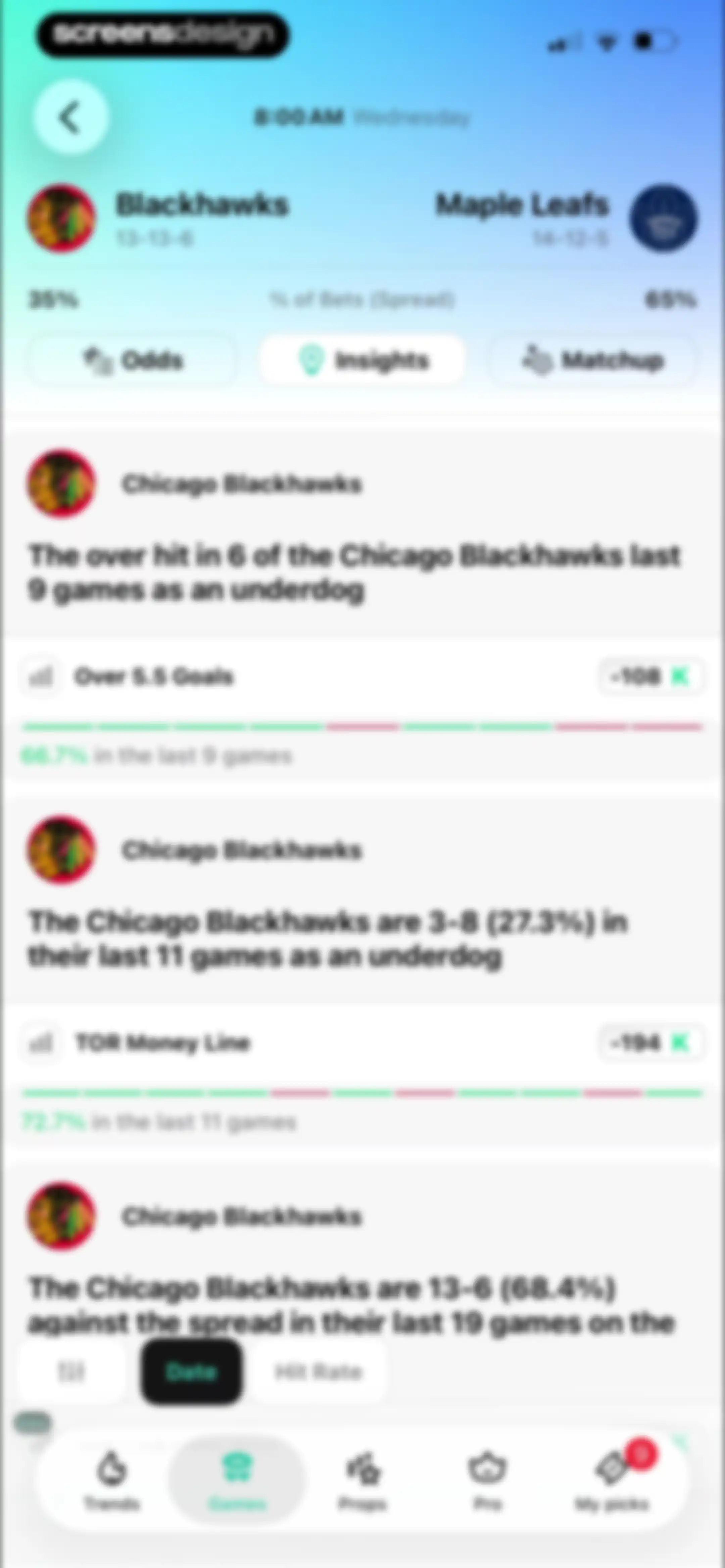 Outlier: Smart Sports Betting screen 53