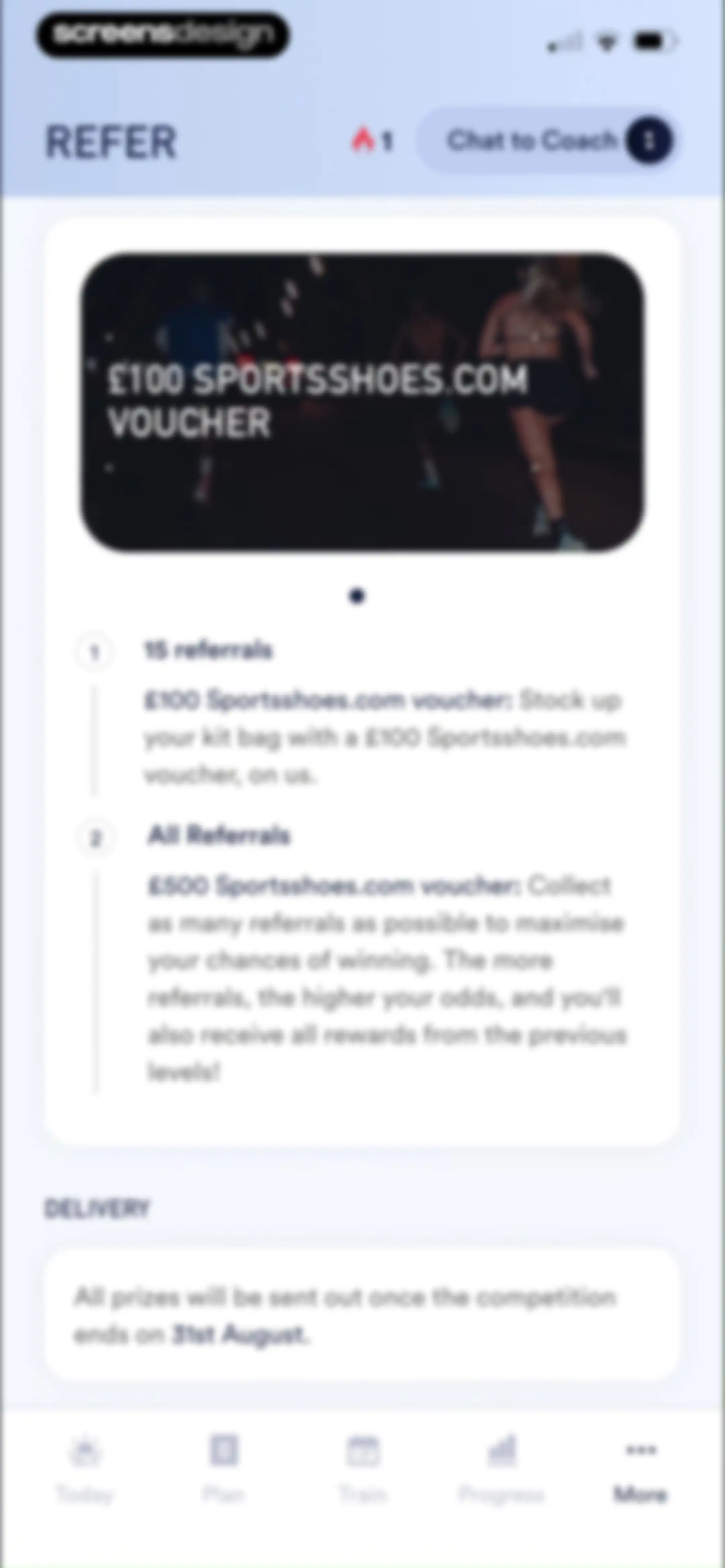 Coopah: The Run Coaching App screen 160