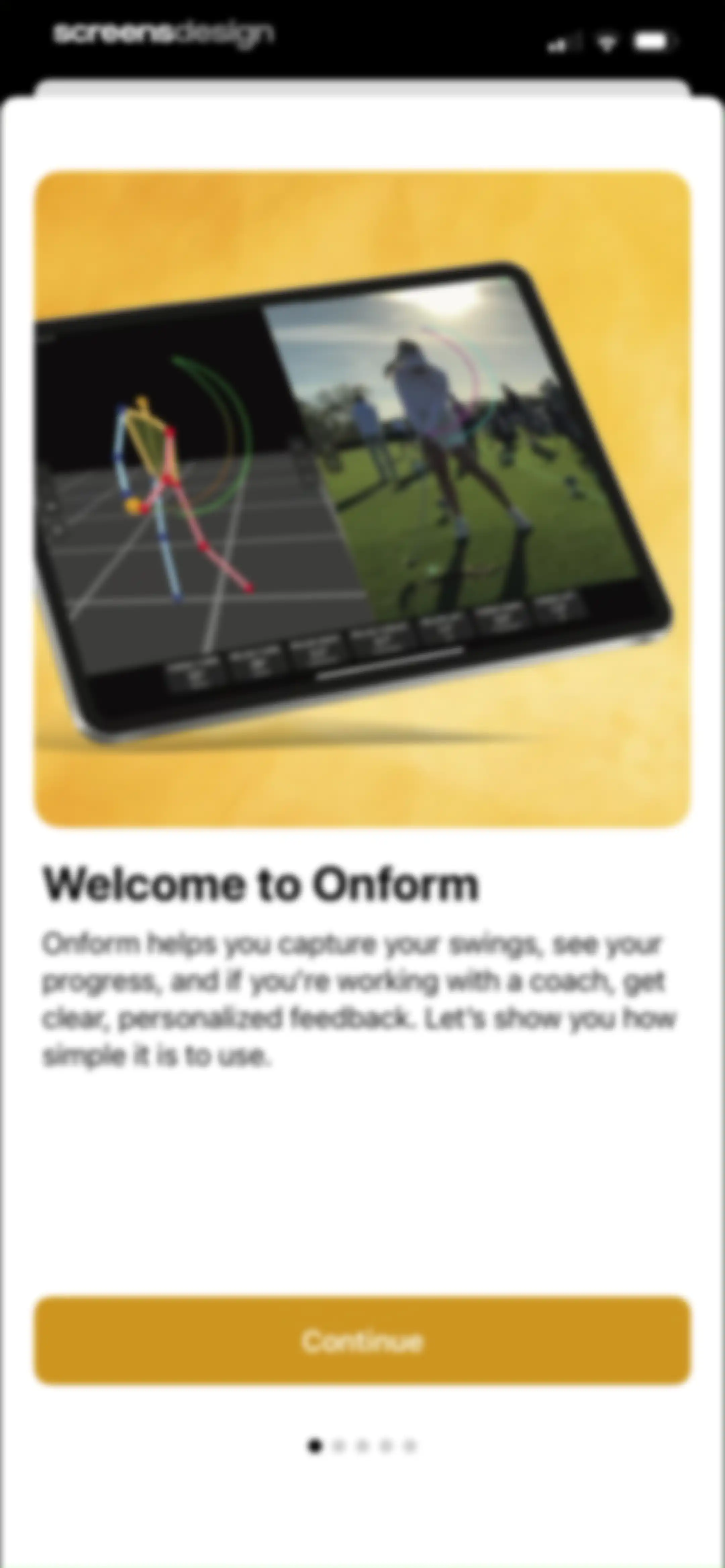 Onform: Video Analysis App screen 14