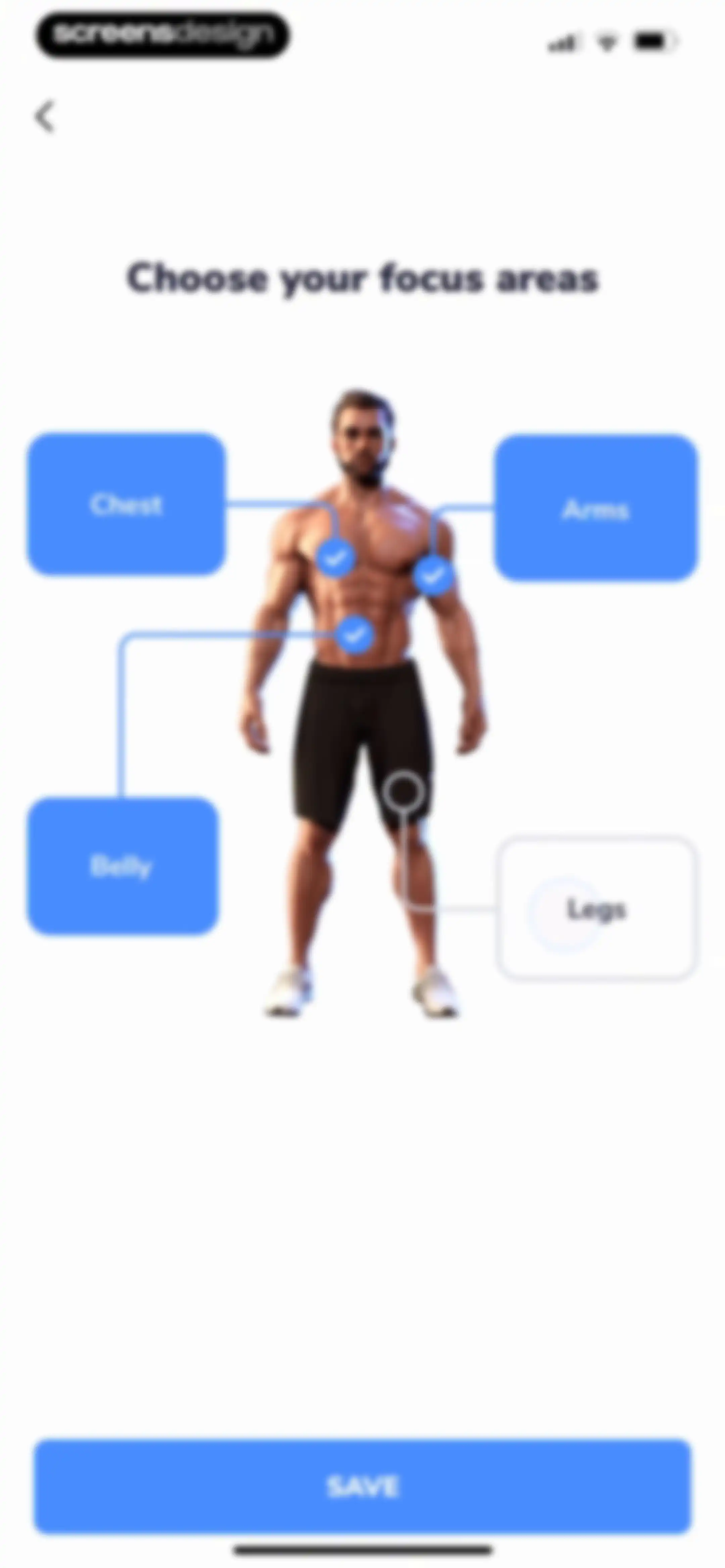 Workouts For Men: Gym & Home screen 93