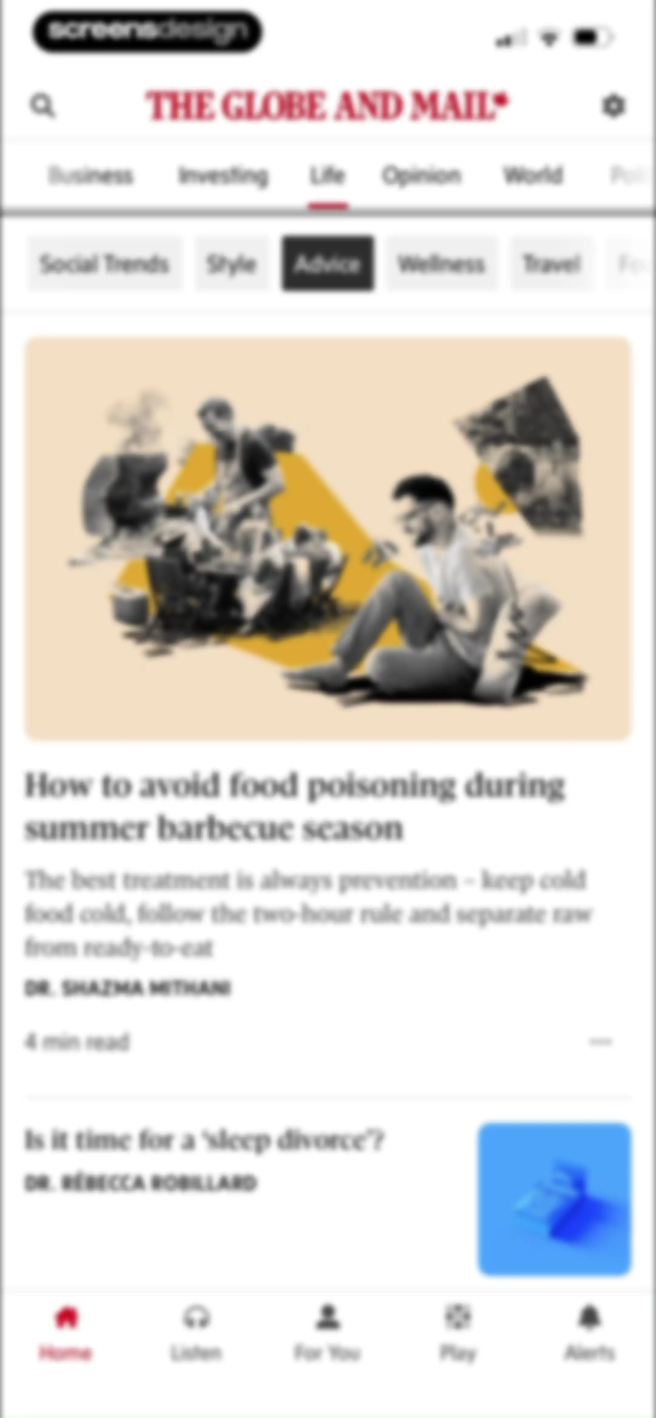 The Globe and Mail screen 53