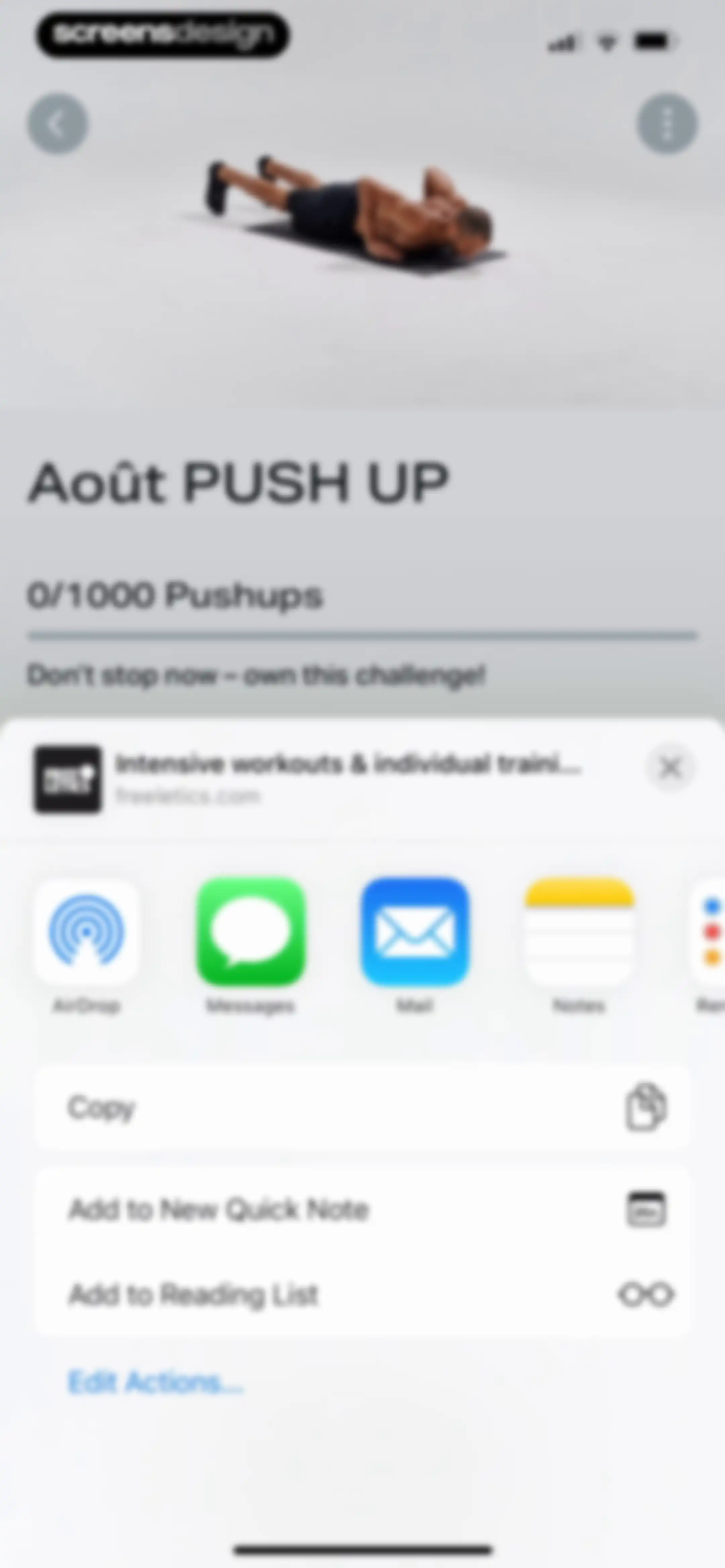 Freeletics: Workouts & Fitness screen 131