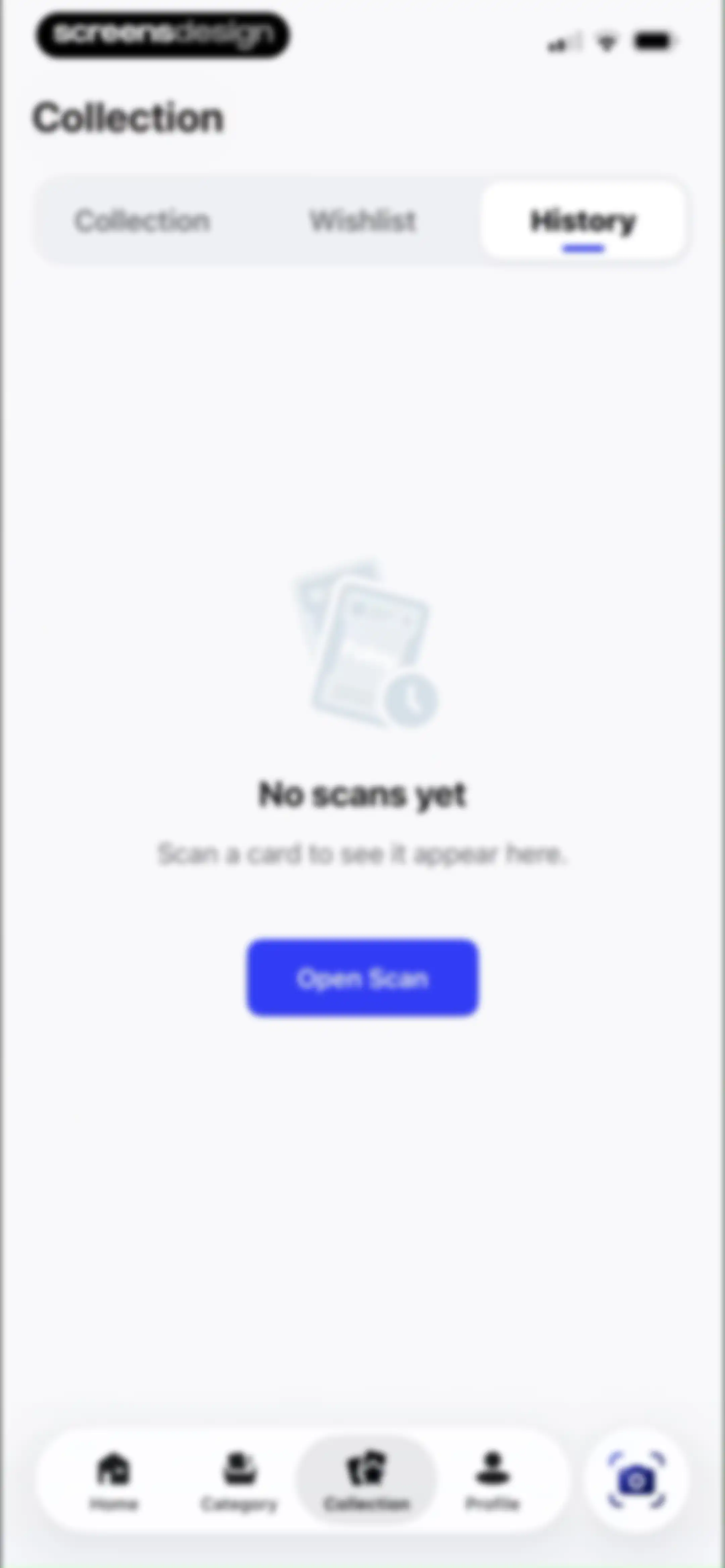 TCG Card Scanner & Value-Foloy screen 50