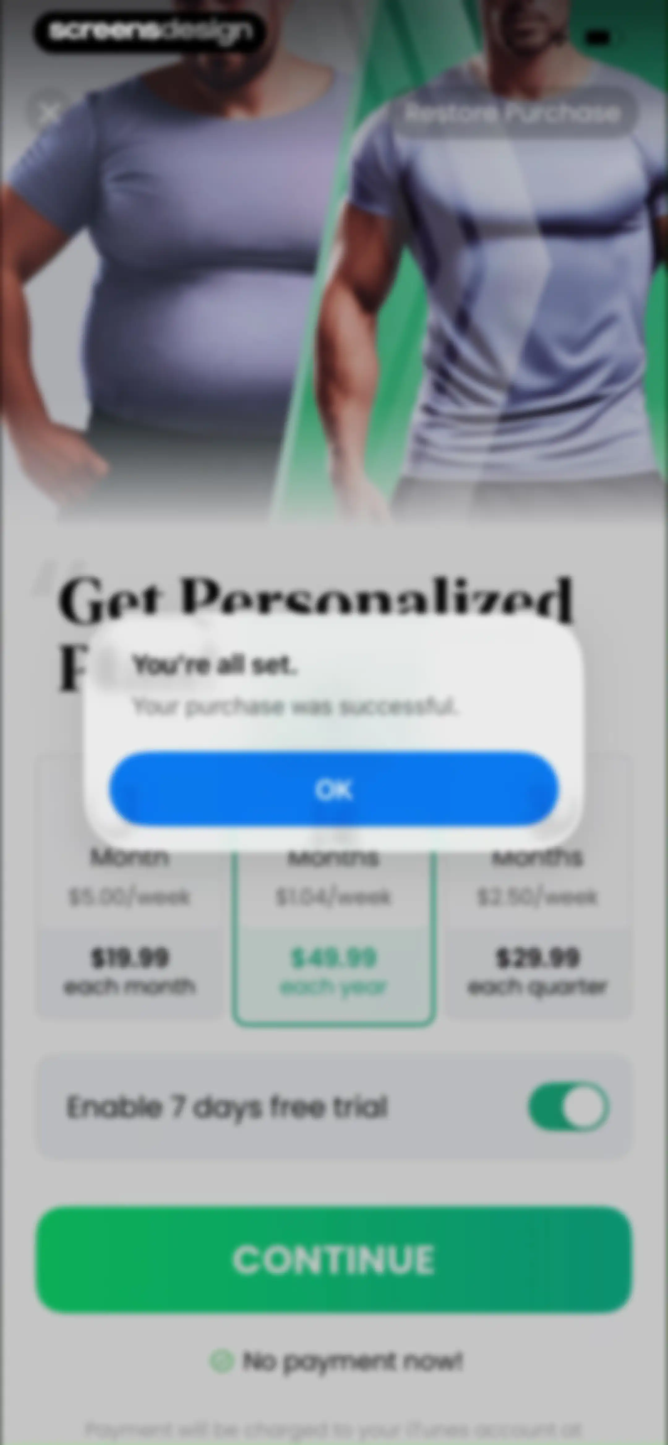 Lose Weight for Men at Home screen 61