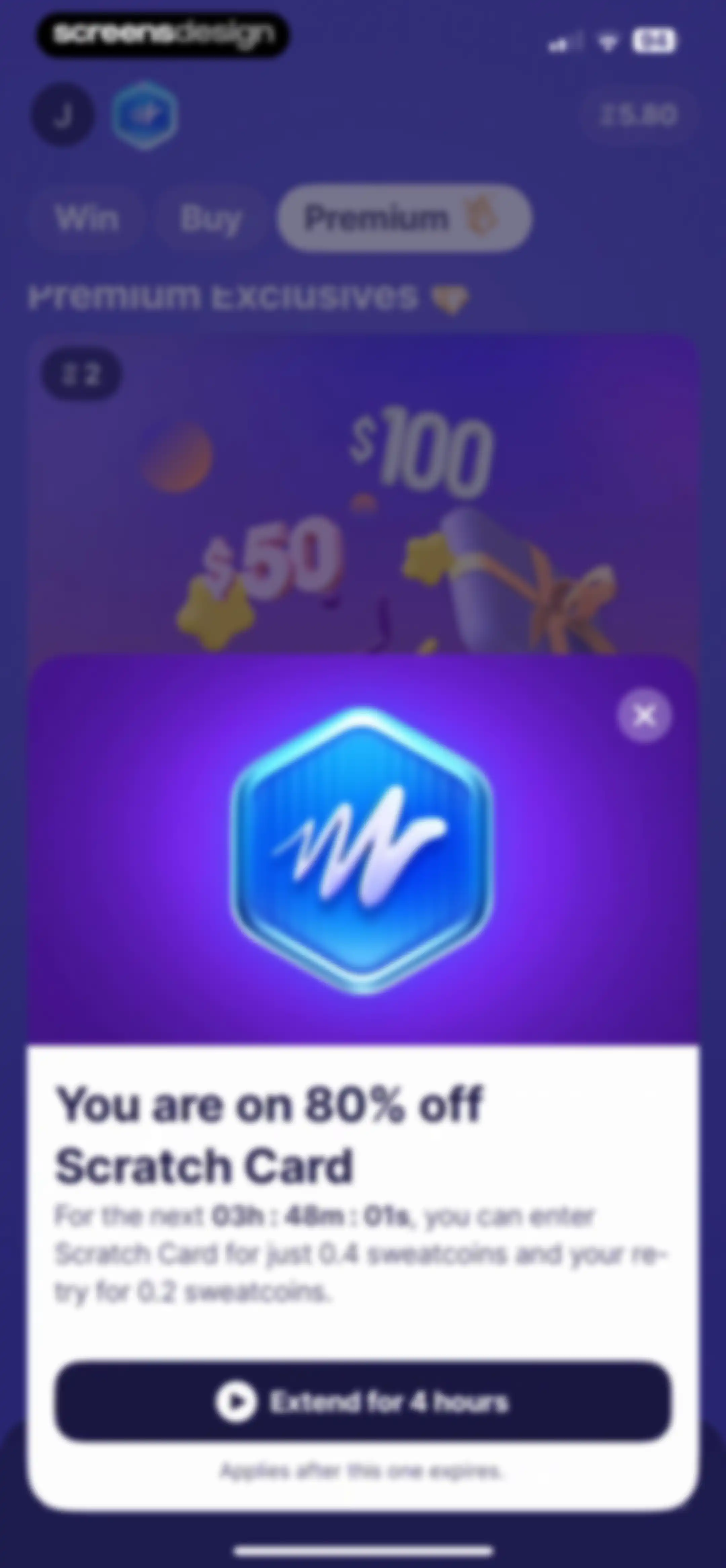Sweatcoin Walking Step Counter screen 112