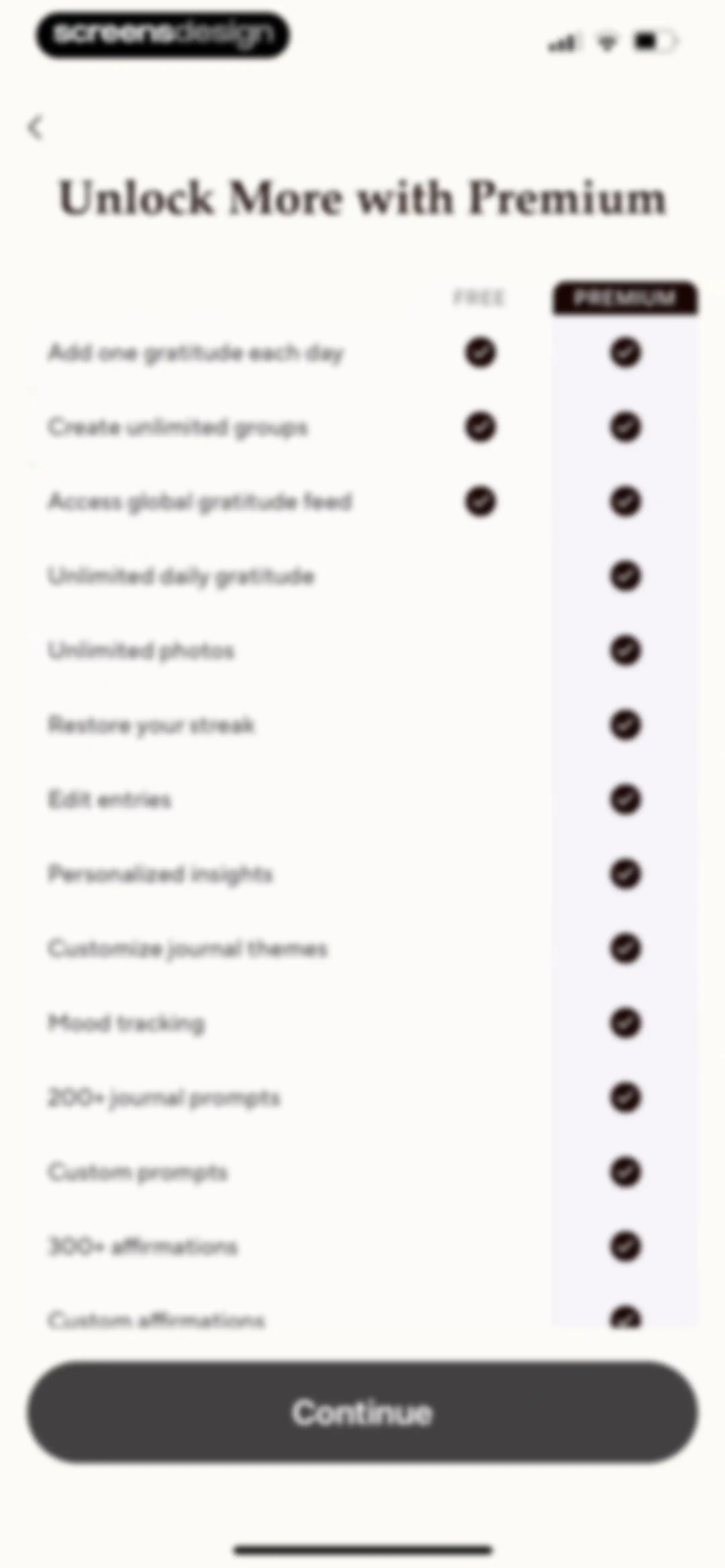 Gratitude Plus – Journal screen 29