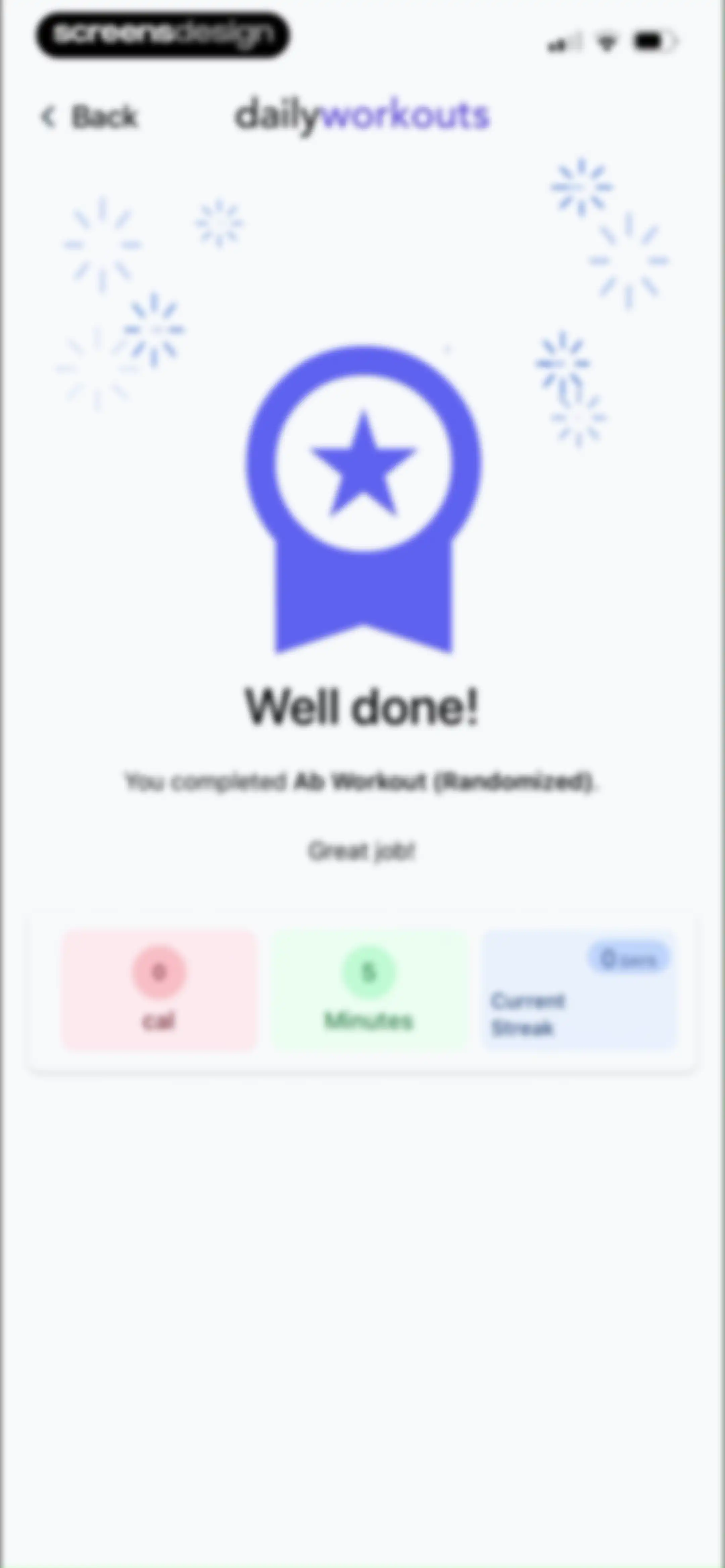 Daily Workouts - Home Fitness screen 26