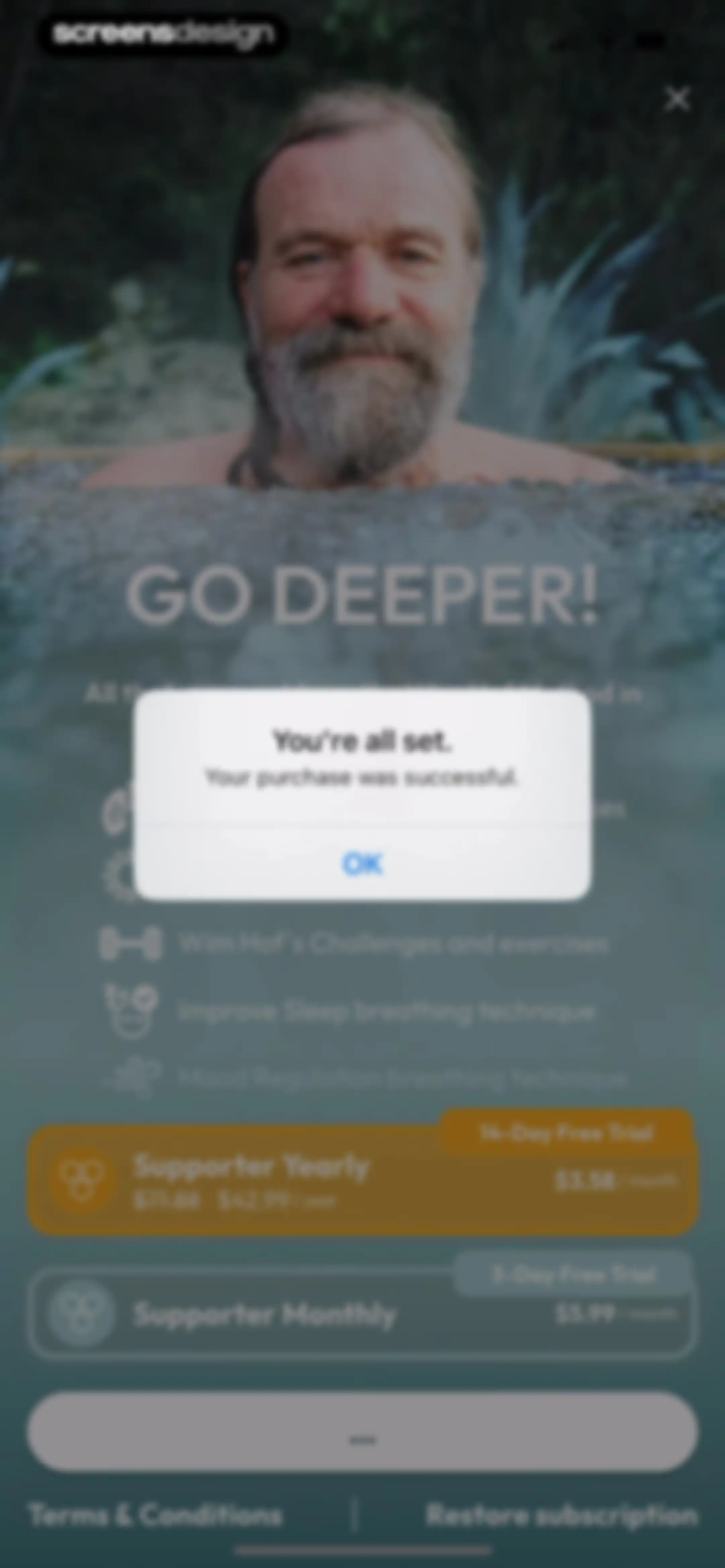 Wim Hof Method: Breathwork screen 72
