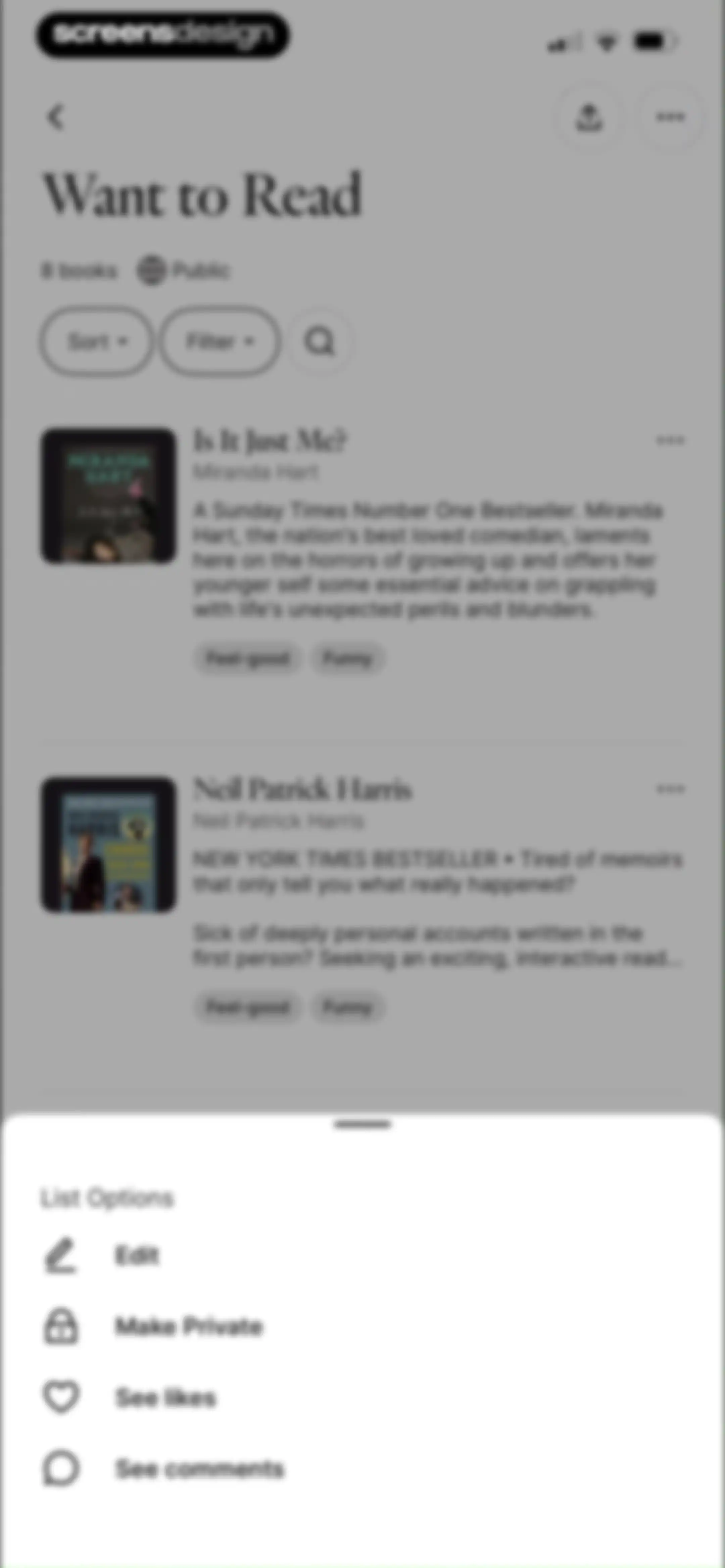 Fable: Track & Discuss Books screen 178