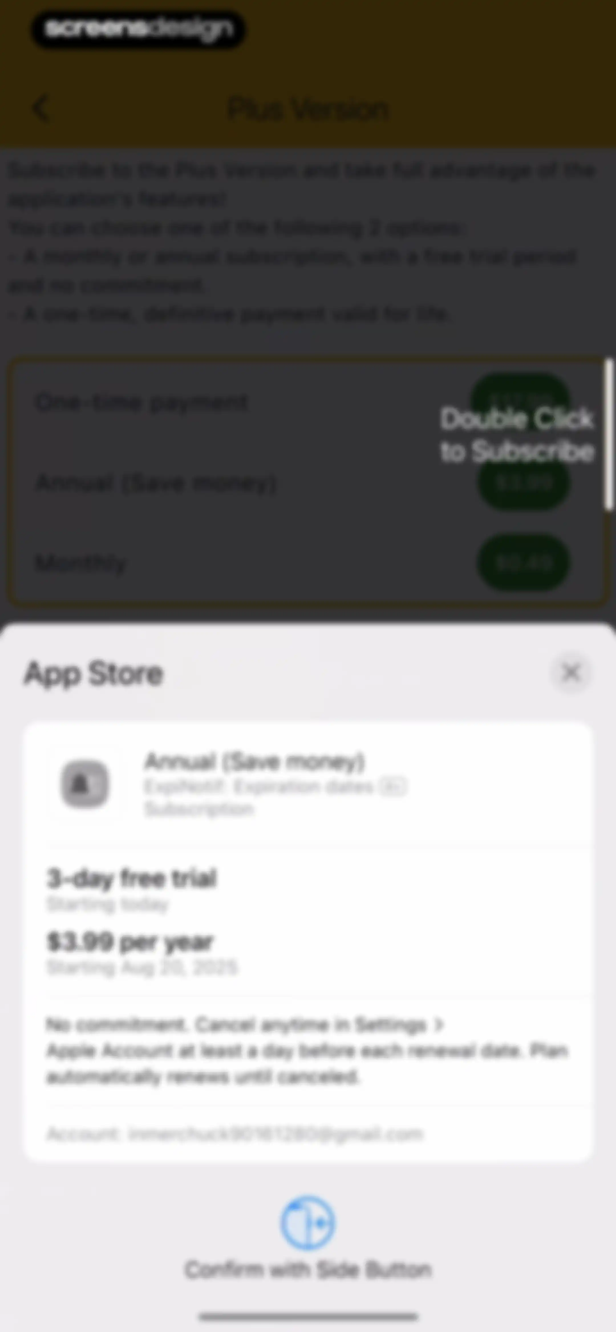 ExpiNotif: Expiration dates screen 39