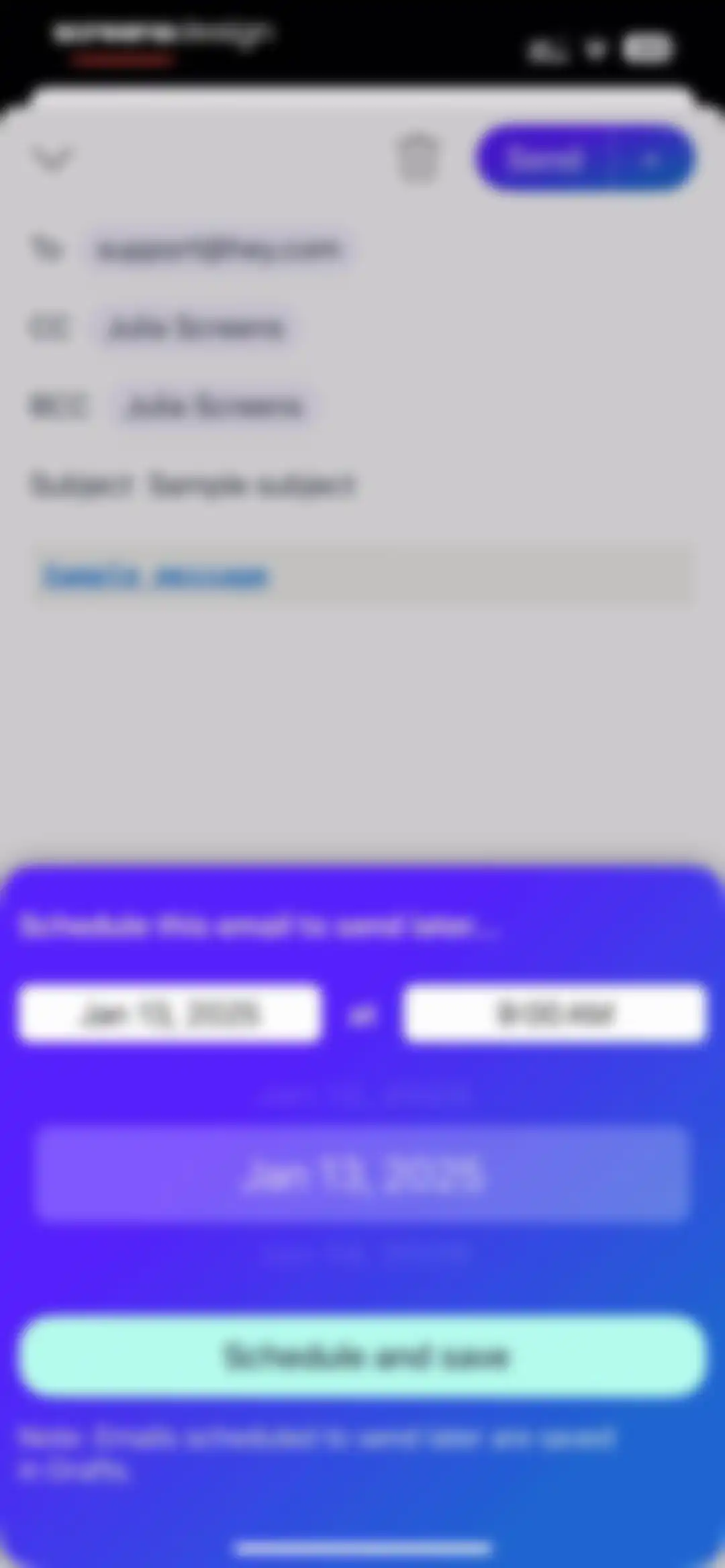 HEY Email screen 40