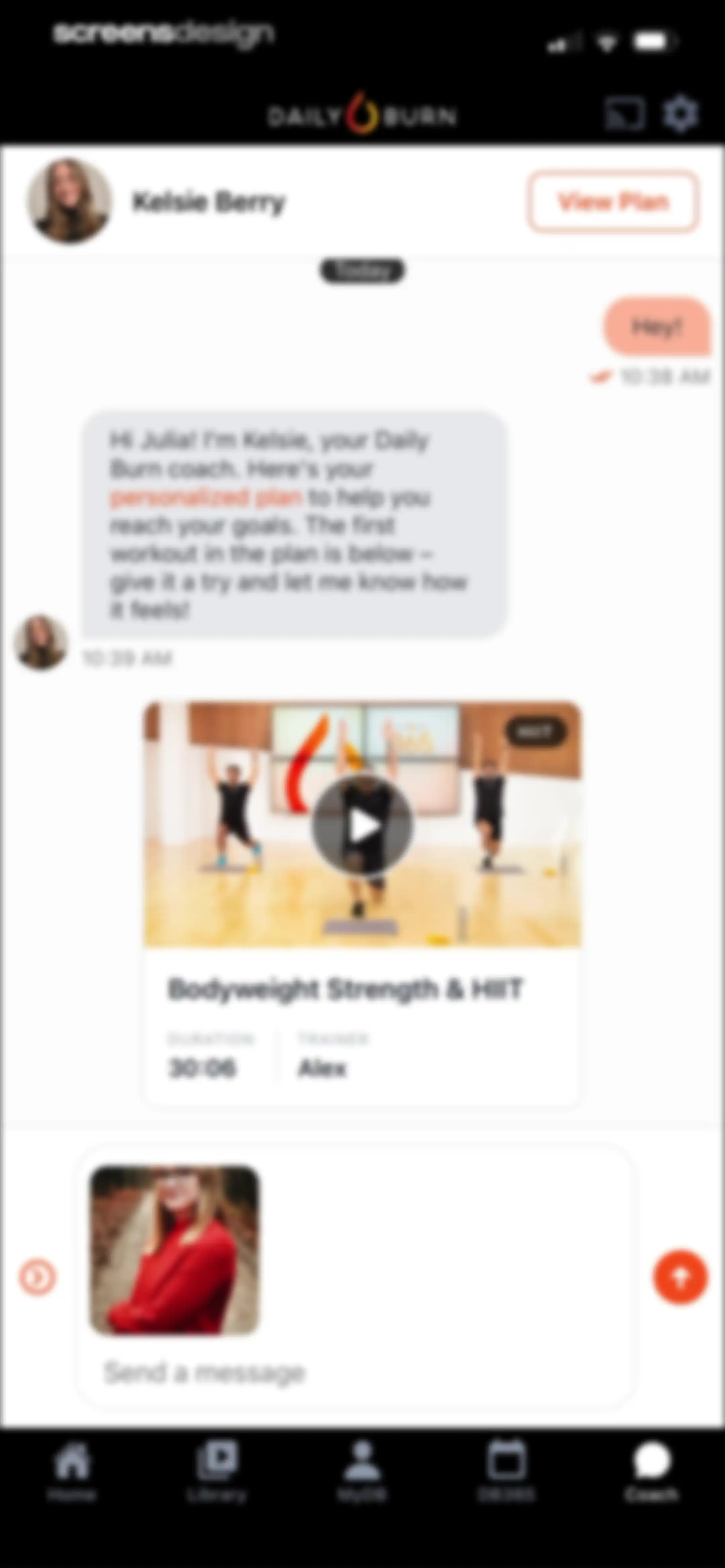 Daily Burn: Home Workouts screen 46