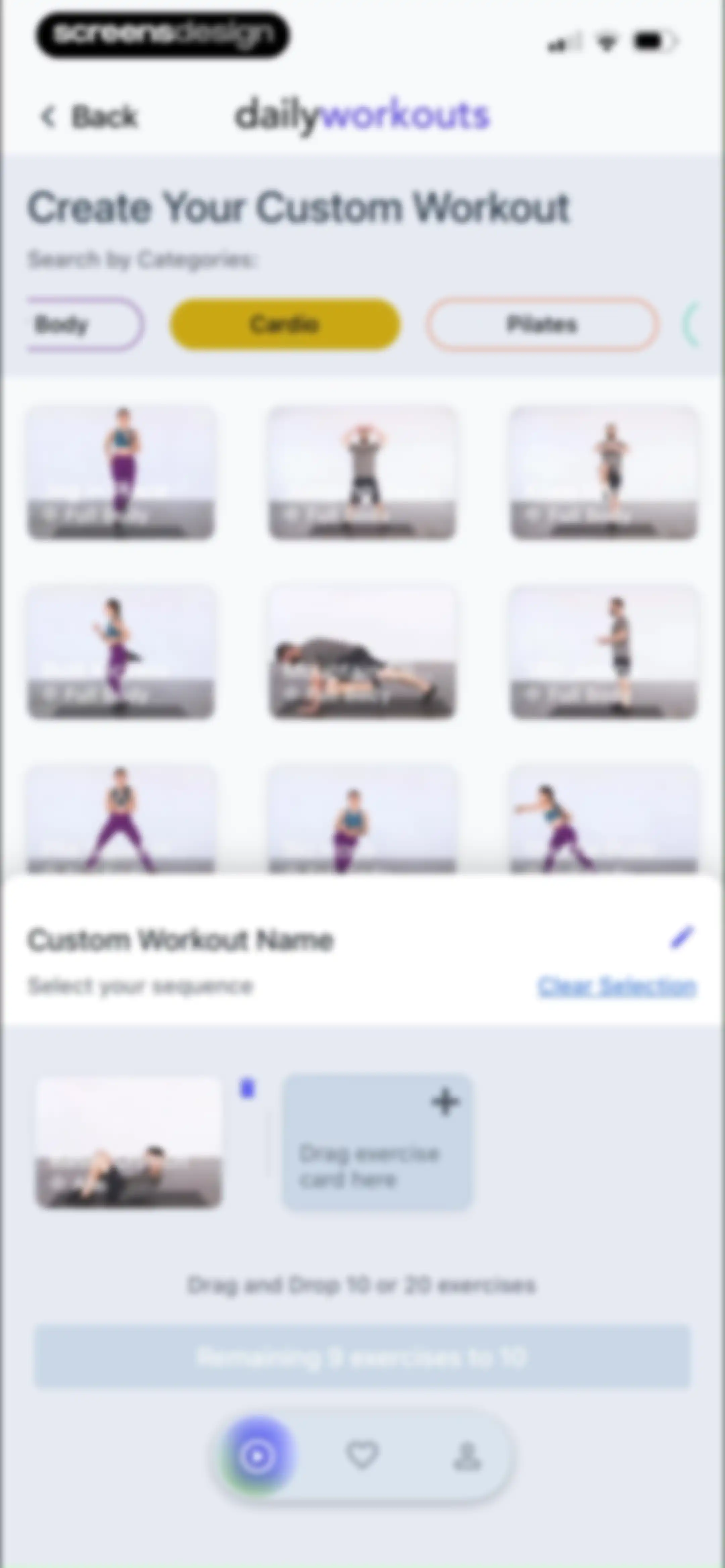Daily Workouts - Home Fitness screen 33