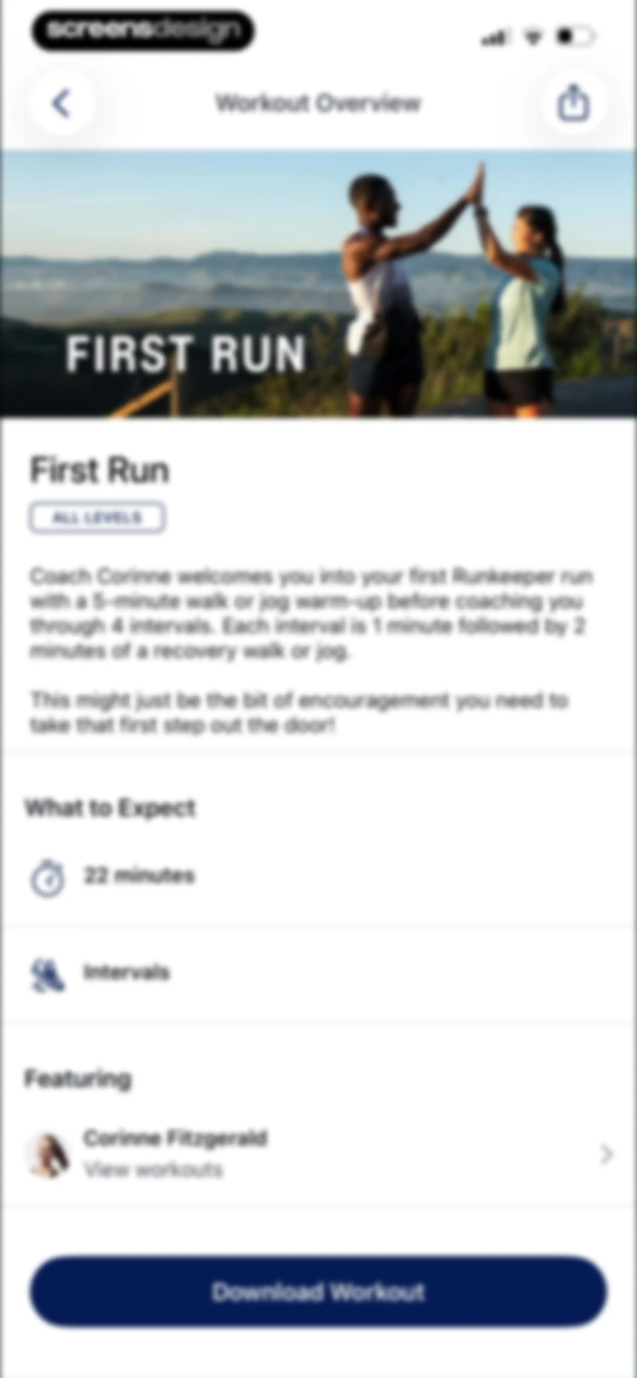 ASICS Runkeeper—Run Tracker screen 87
