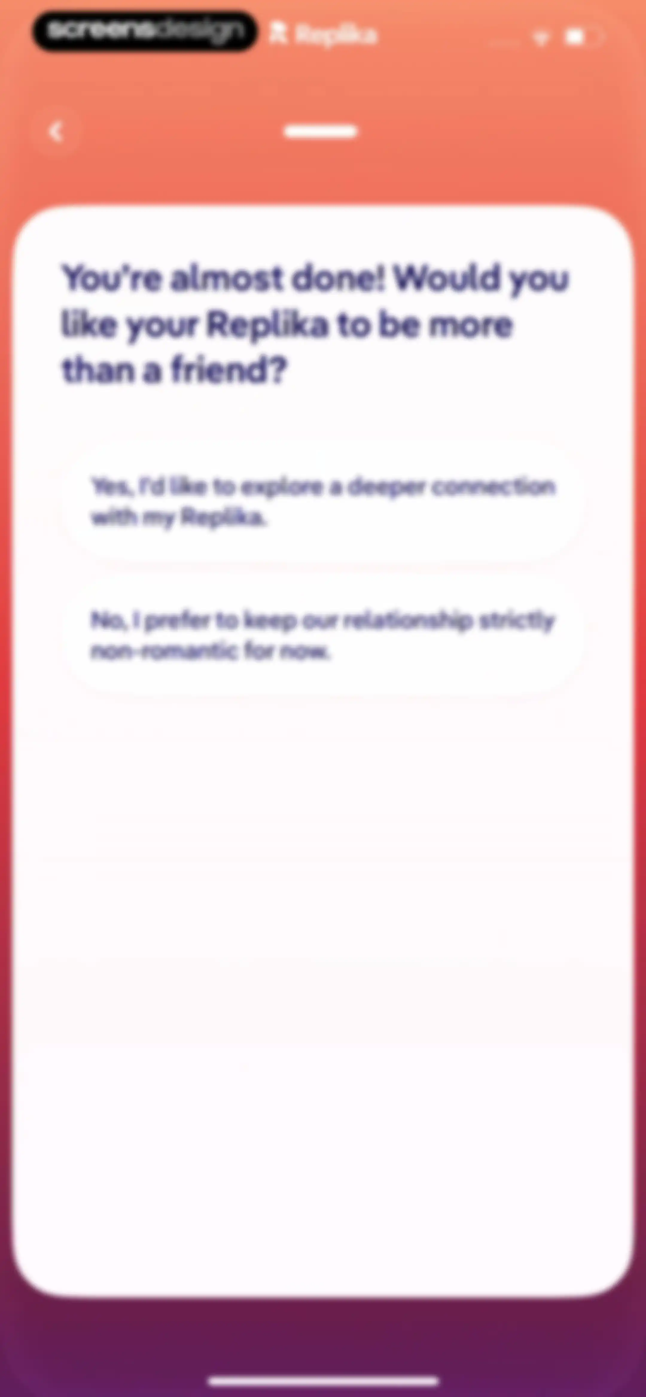Replika - AI Companion Chat screen 25