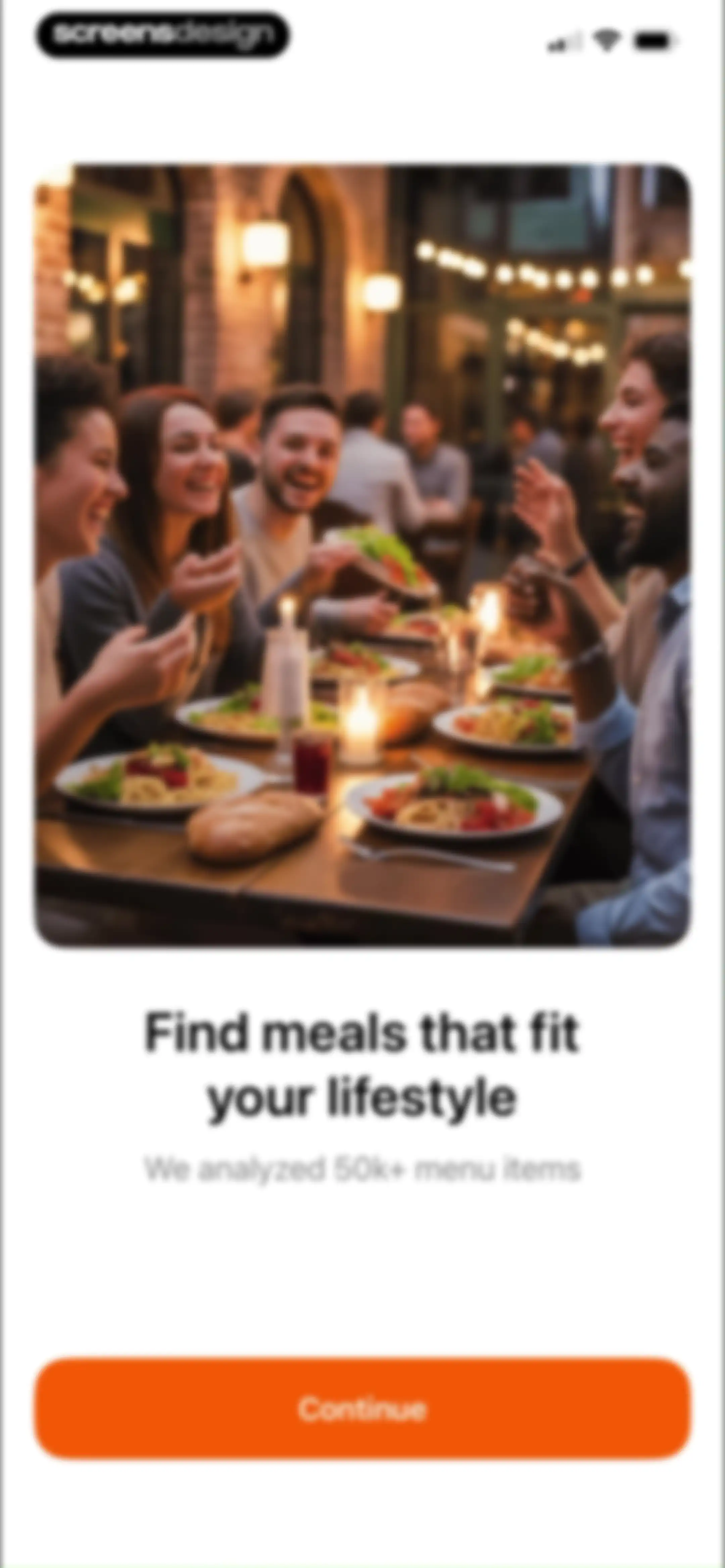 LeanBites - Healthy Dining screen 2