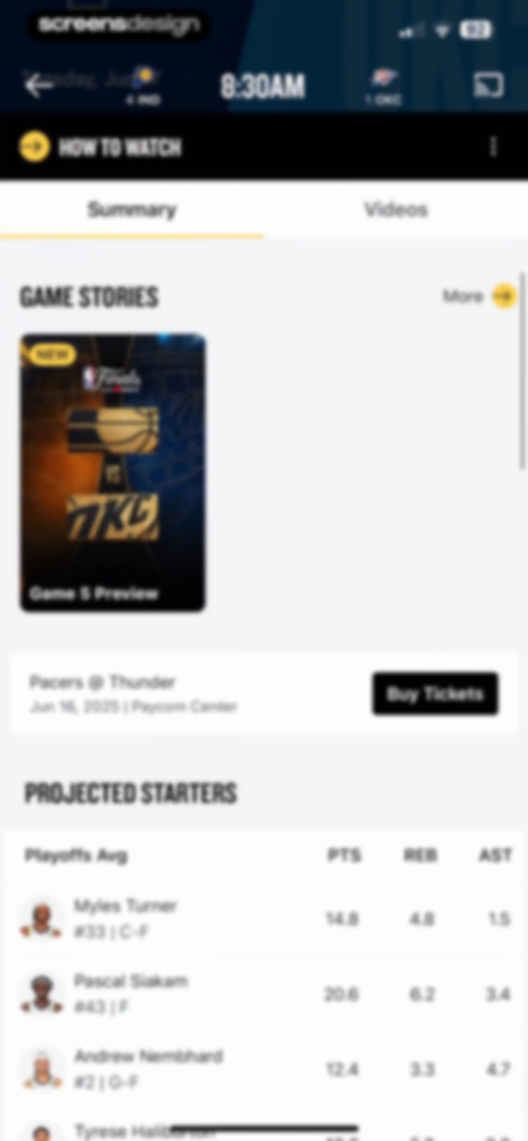 NBA: Live Games & Scores screen 27