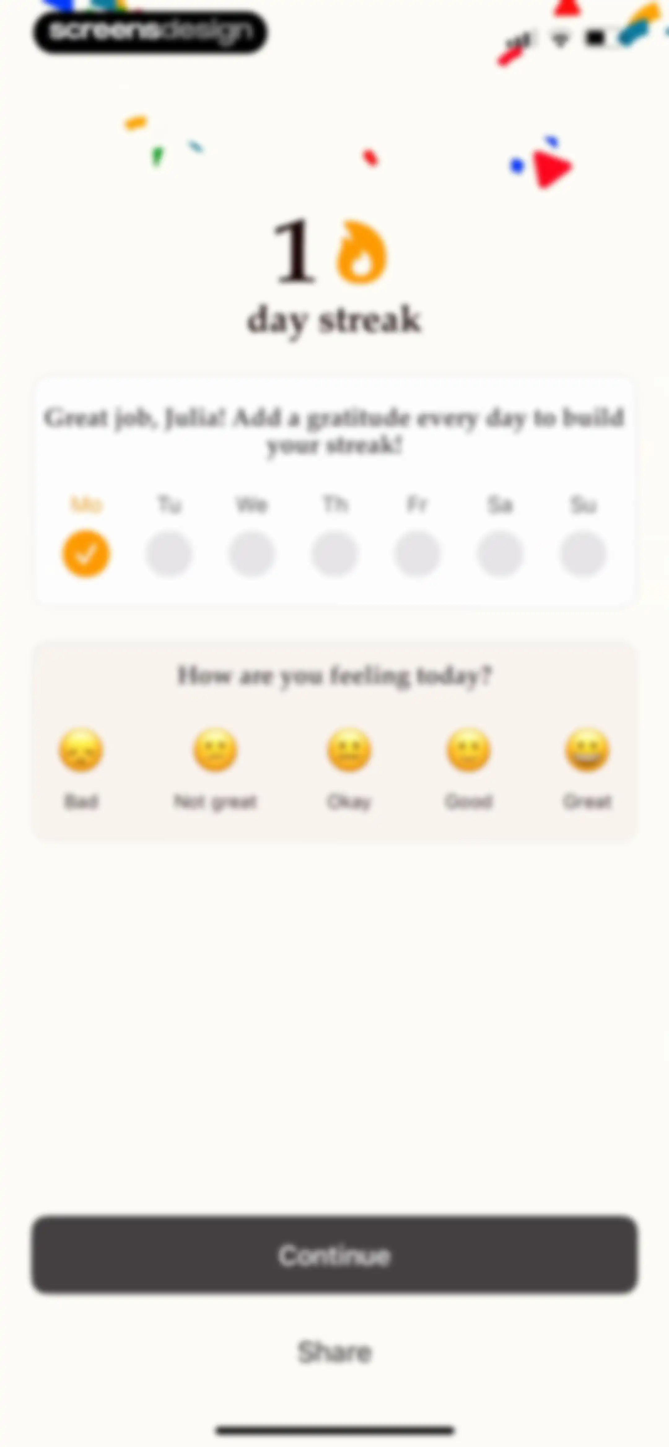 Gratitude Plus – Journal screen 42