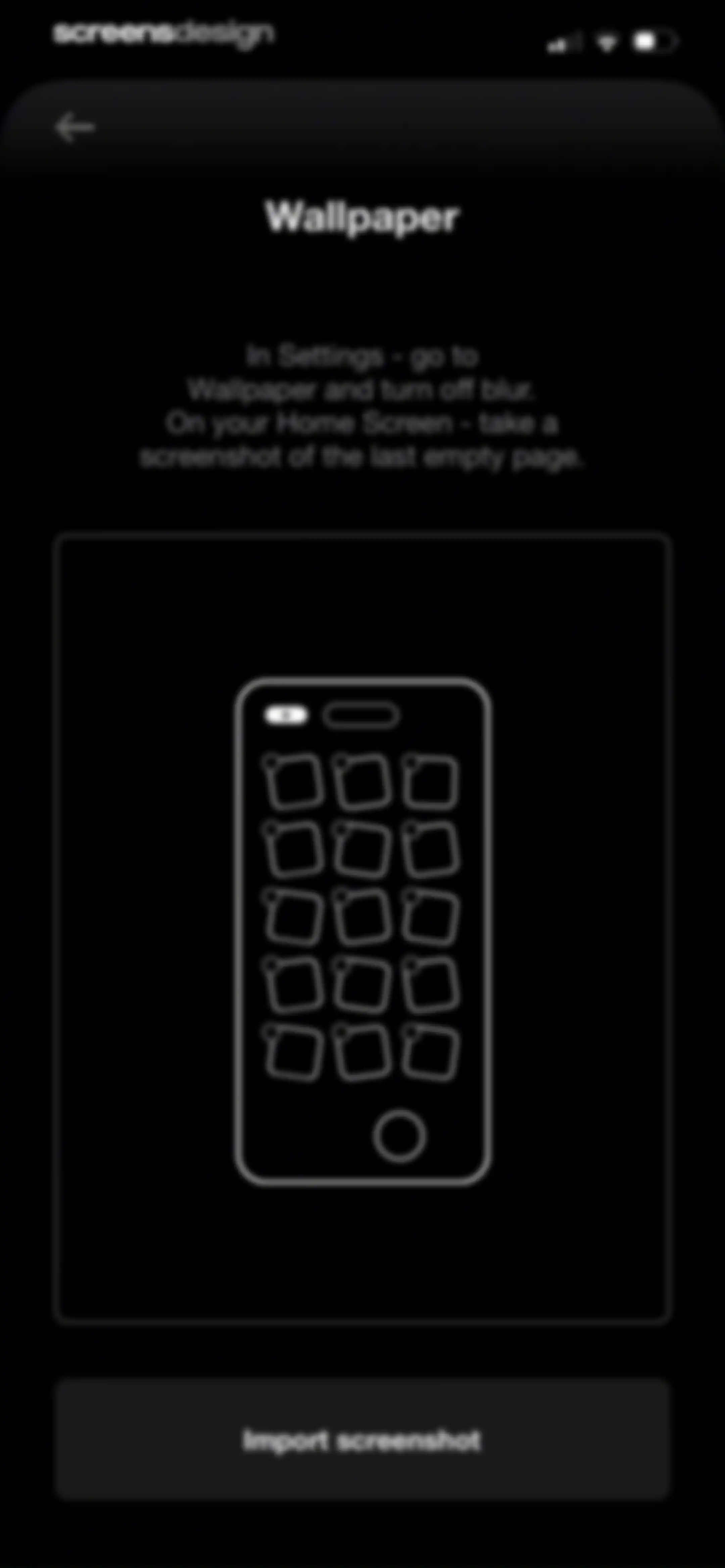Blank Spaces Launcher screen 49