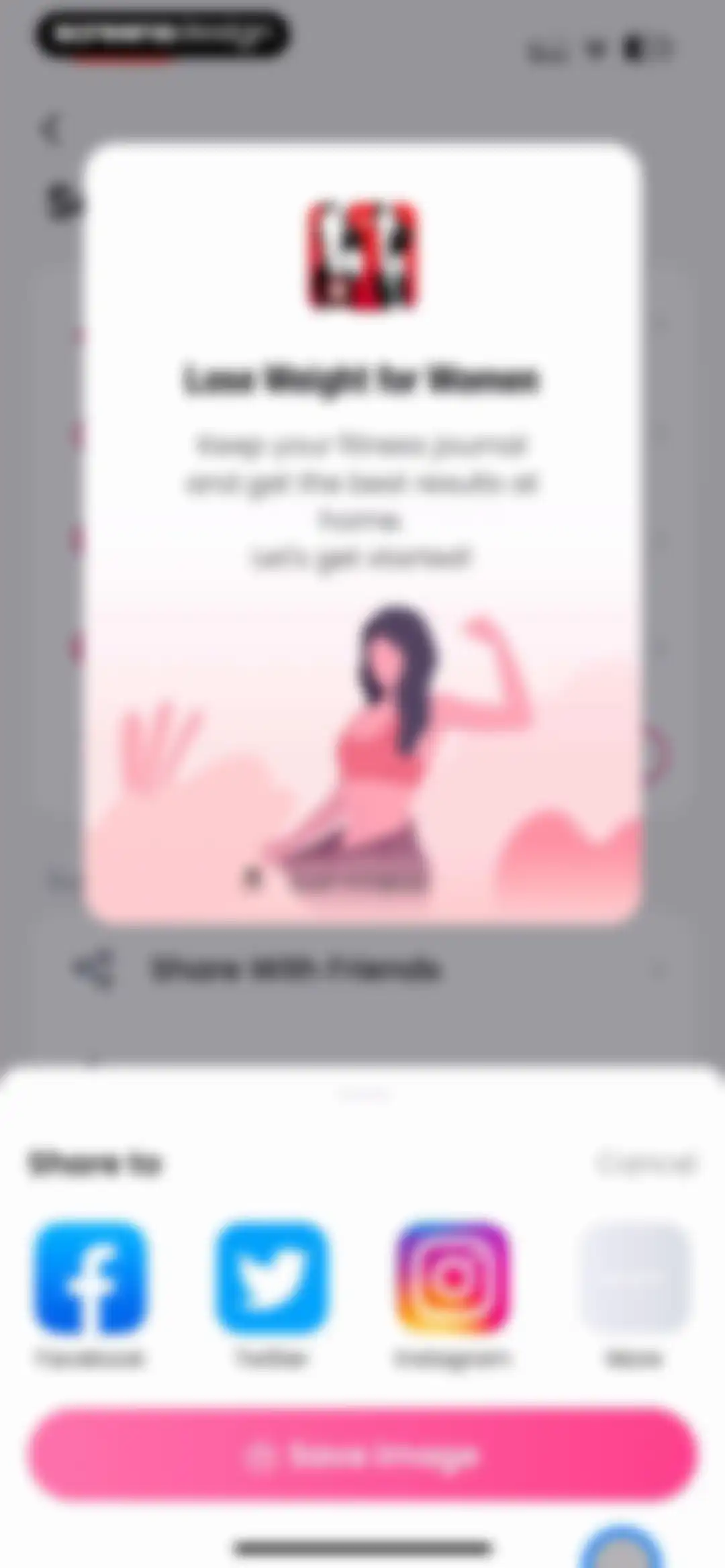 Lose Weight for Women at Home screen 174