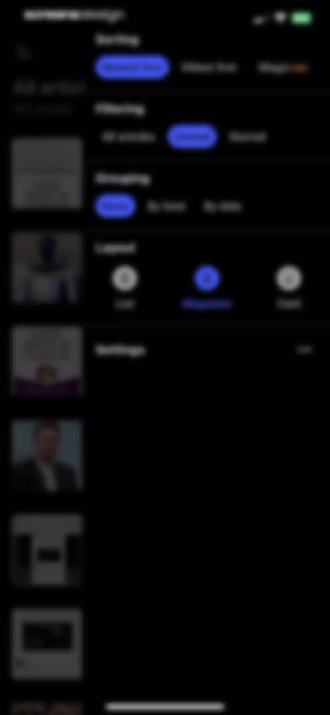 Inoreader: News & RSS reader screen 48