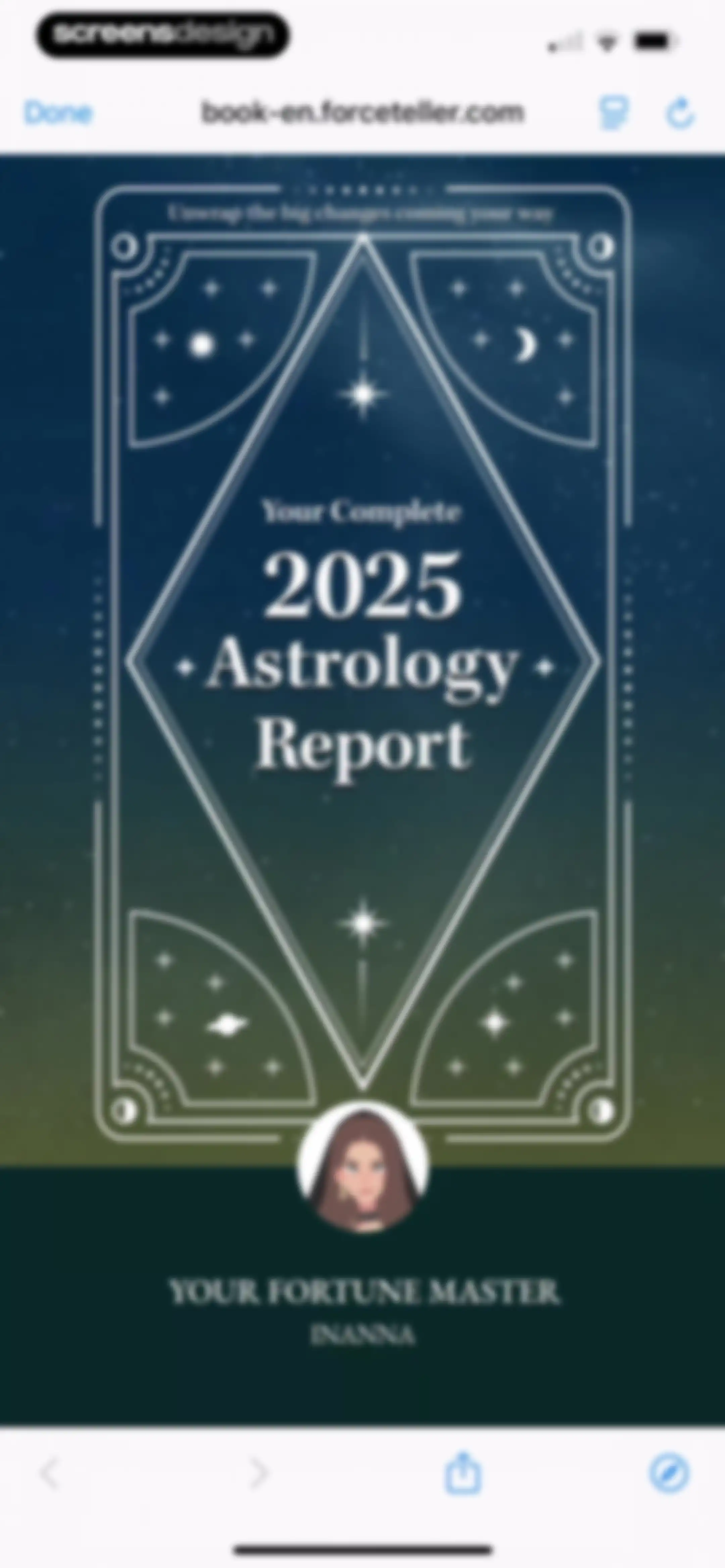 FORCETELLER: Daily Horoscope screen 30