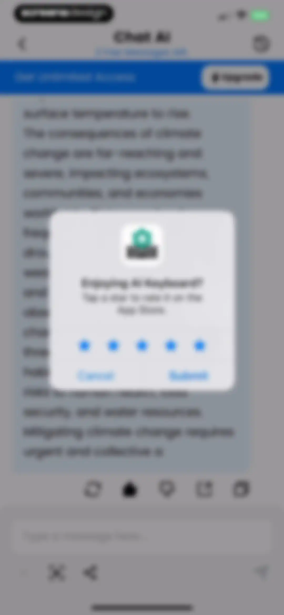 AI Keyboard: Chatbot, Grammar screen 20