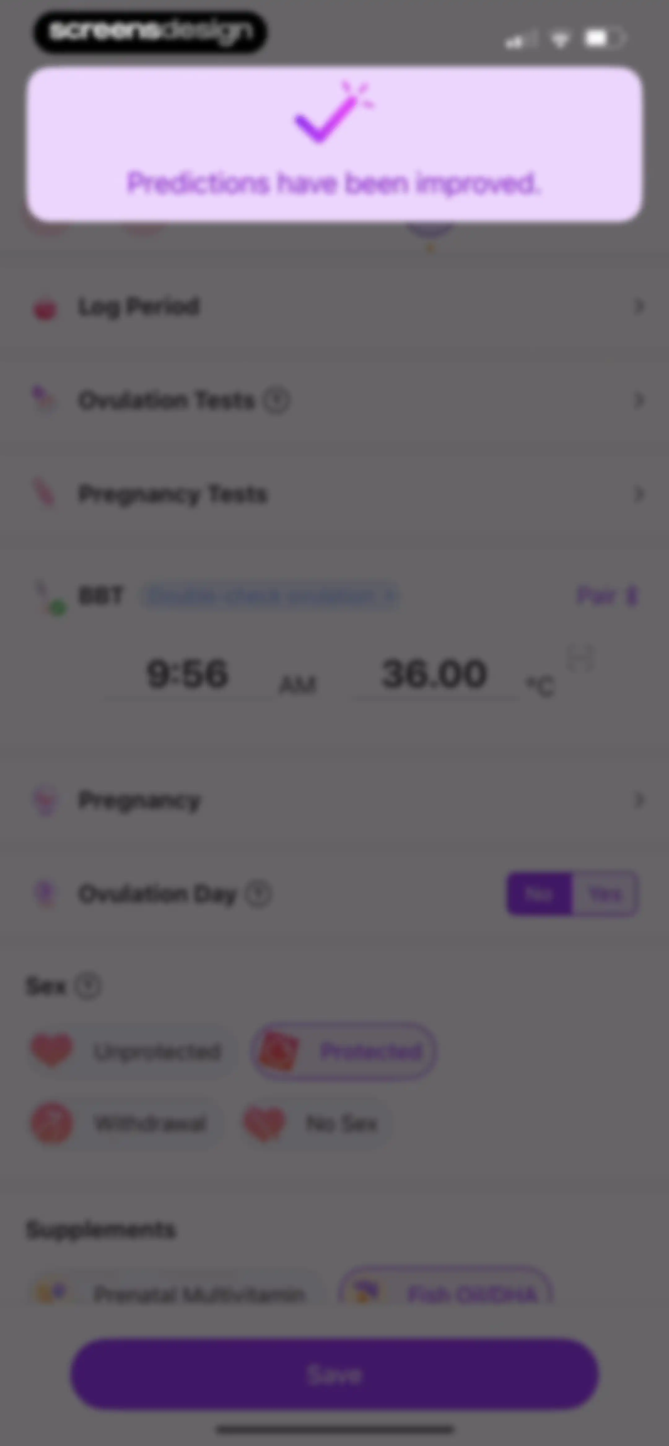 Premom-Ovulation Tracker, PCOS screen 114