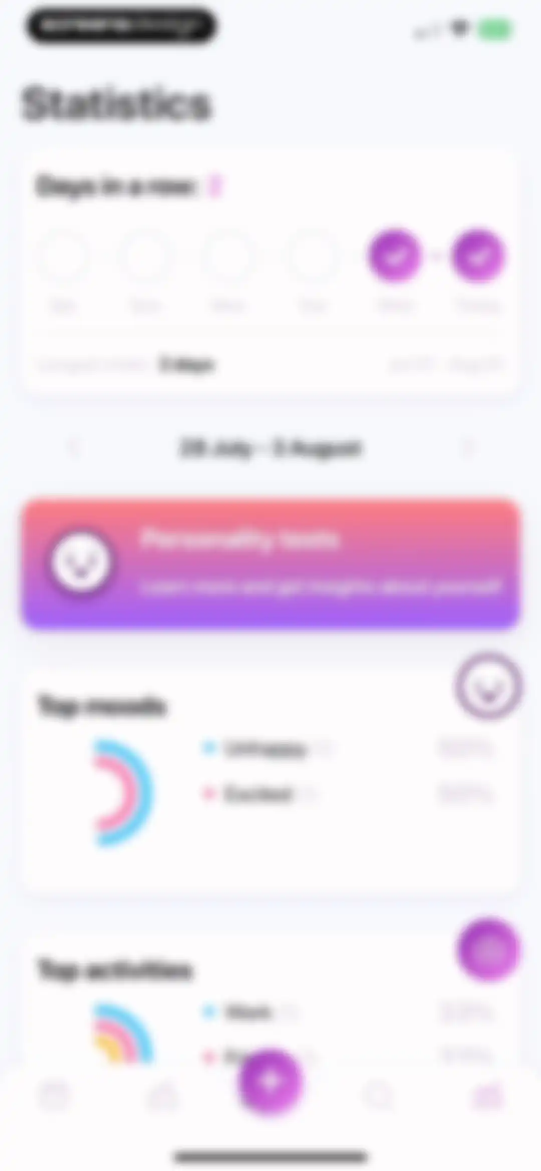 Mood Balance:Self Care Tracker screen 61