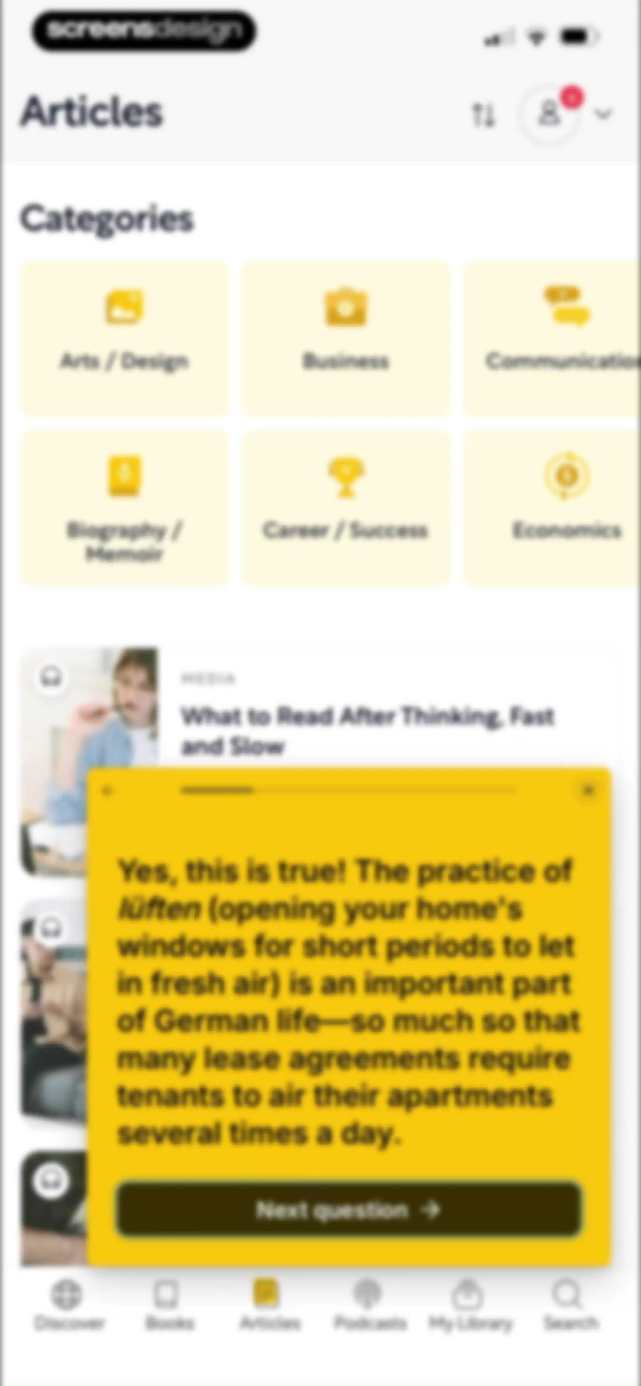 Shortform Daily Book Summaries screen 98