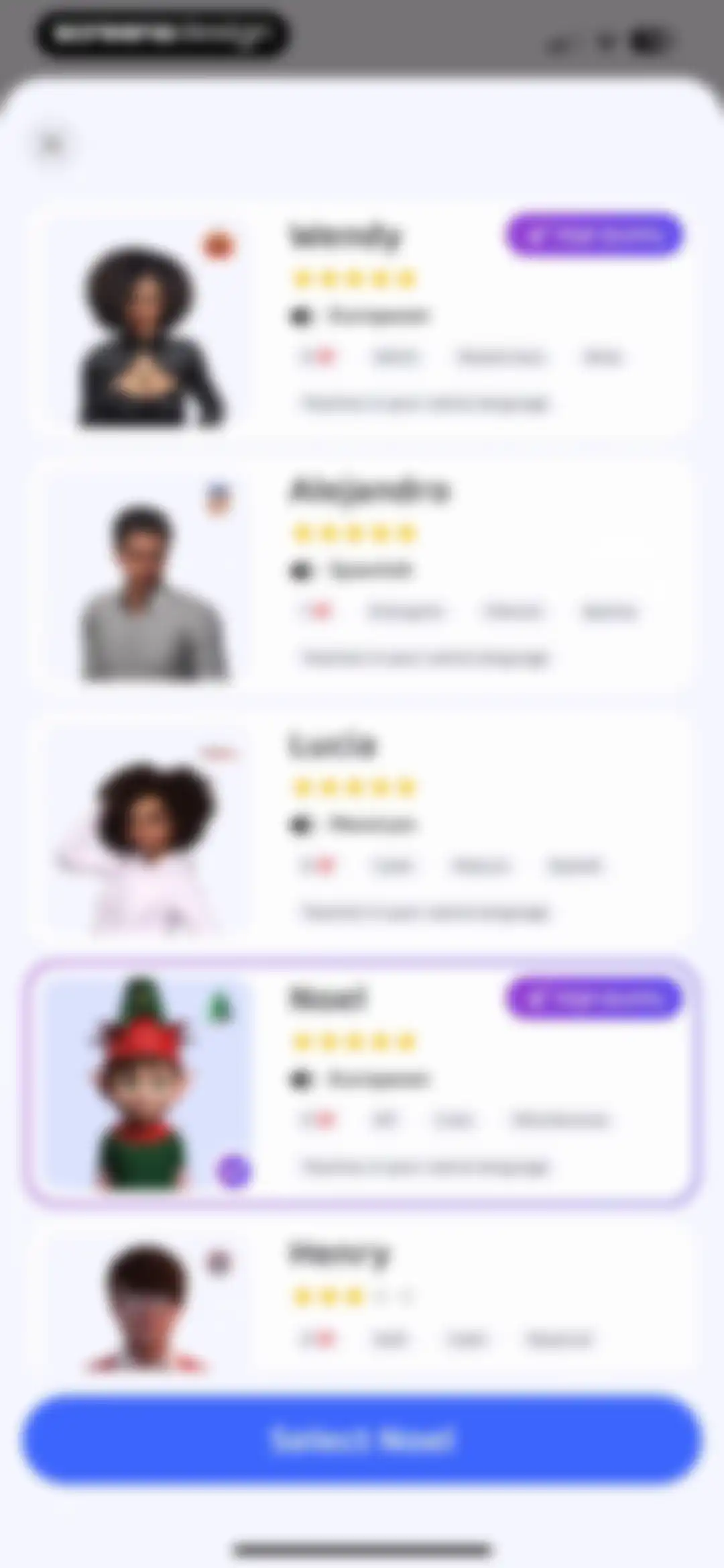 Praktika – AI Language Tutor screen 110