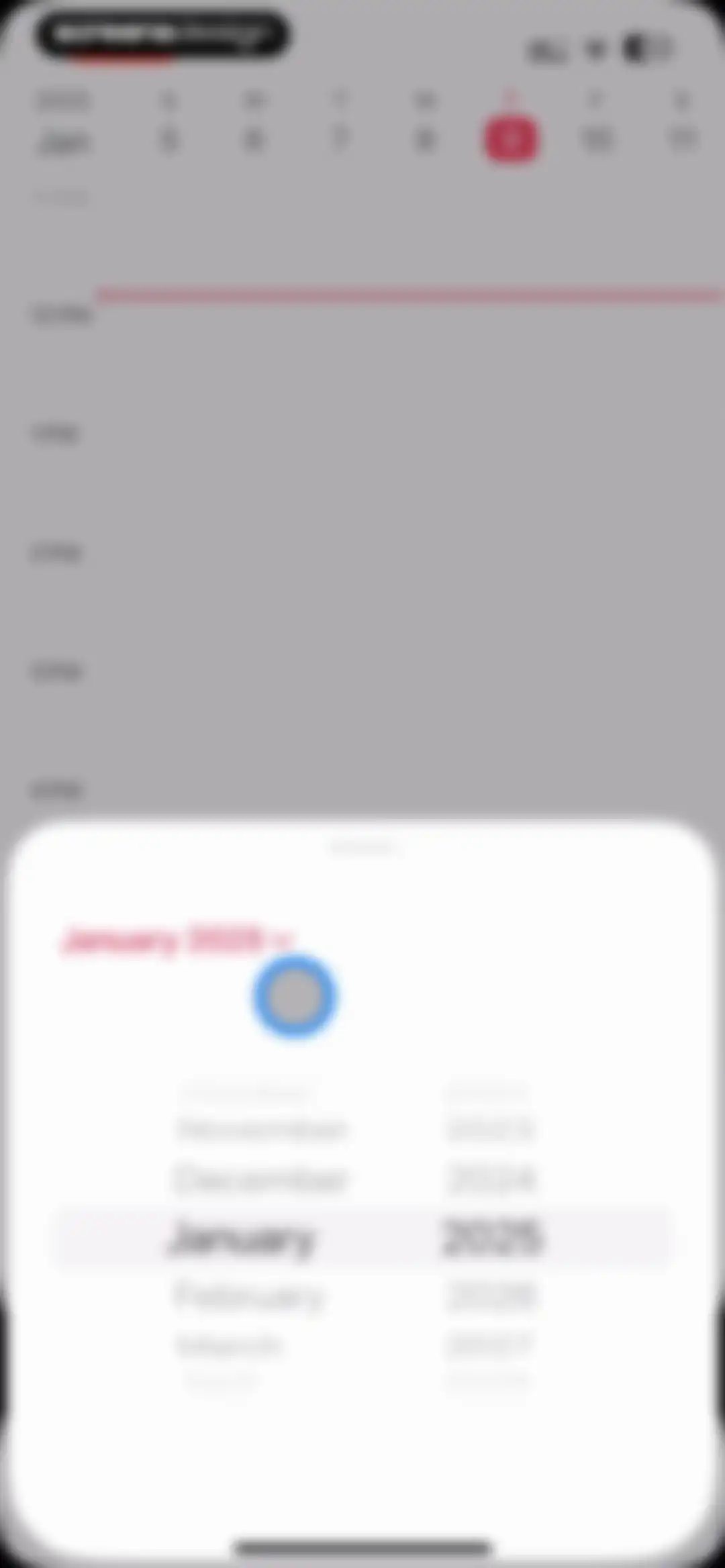 Amie - Todos, calendar screen 18